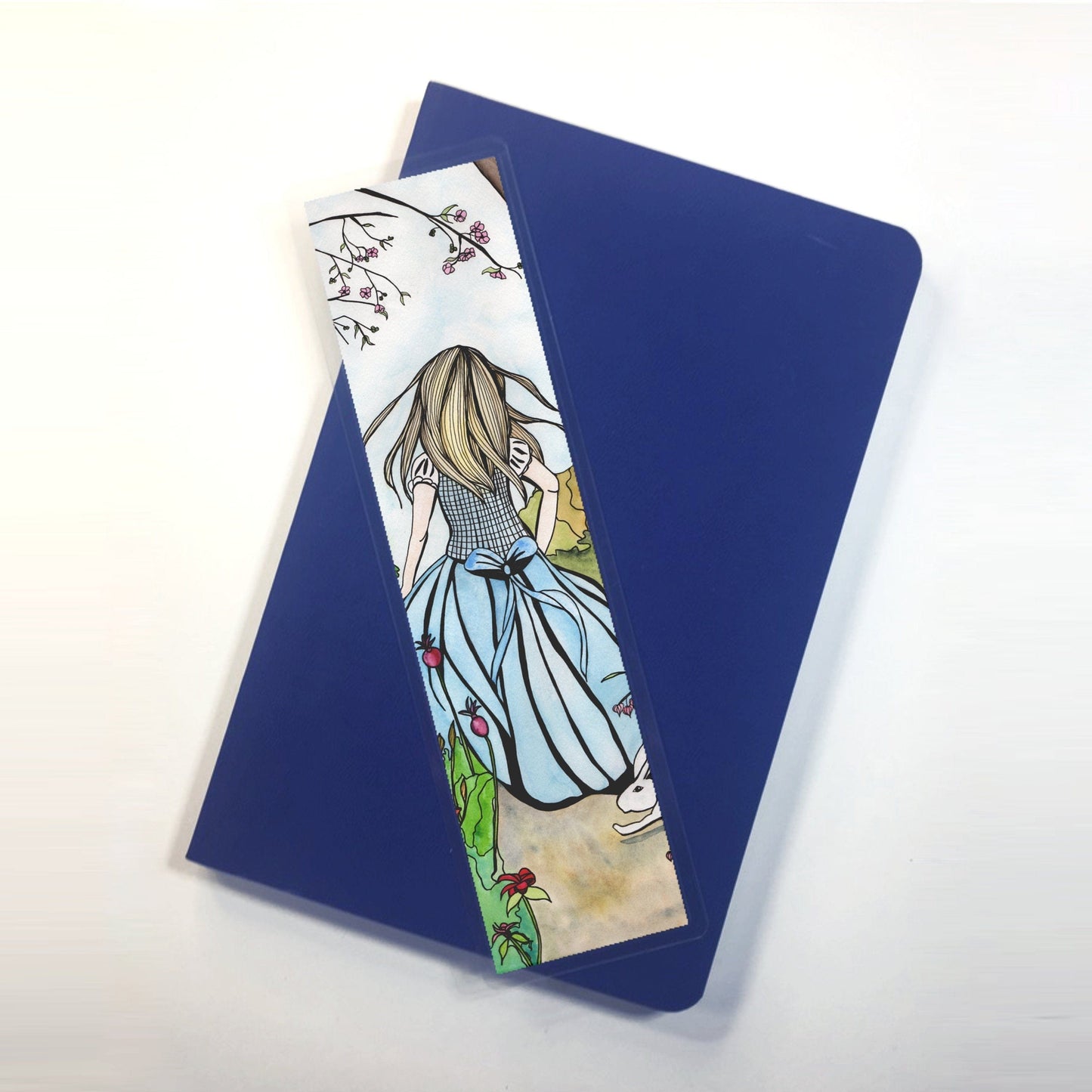 PinkPolish Design Bookmarks "Alice" 2-Sided Bookmark