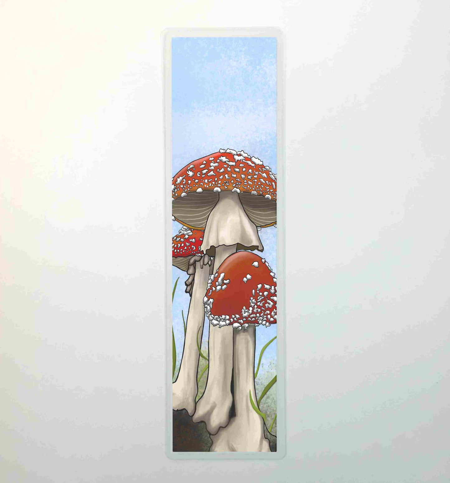 PinkPolish Design Bookmarks "Amanita Mushrooms", 2-Sided Bookmark