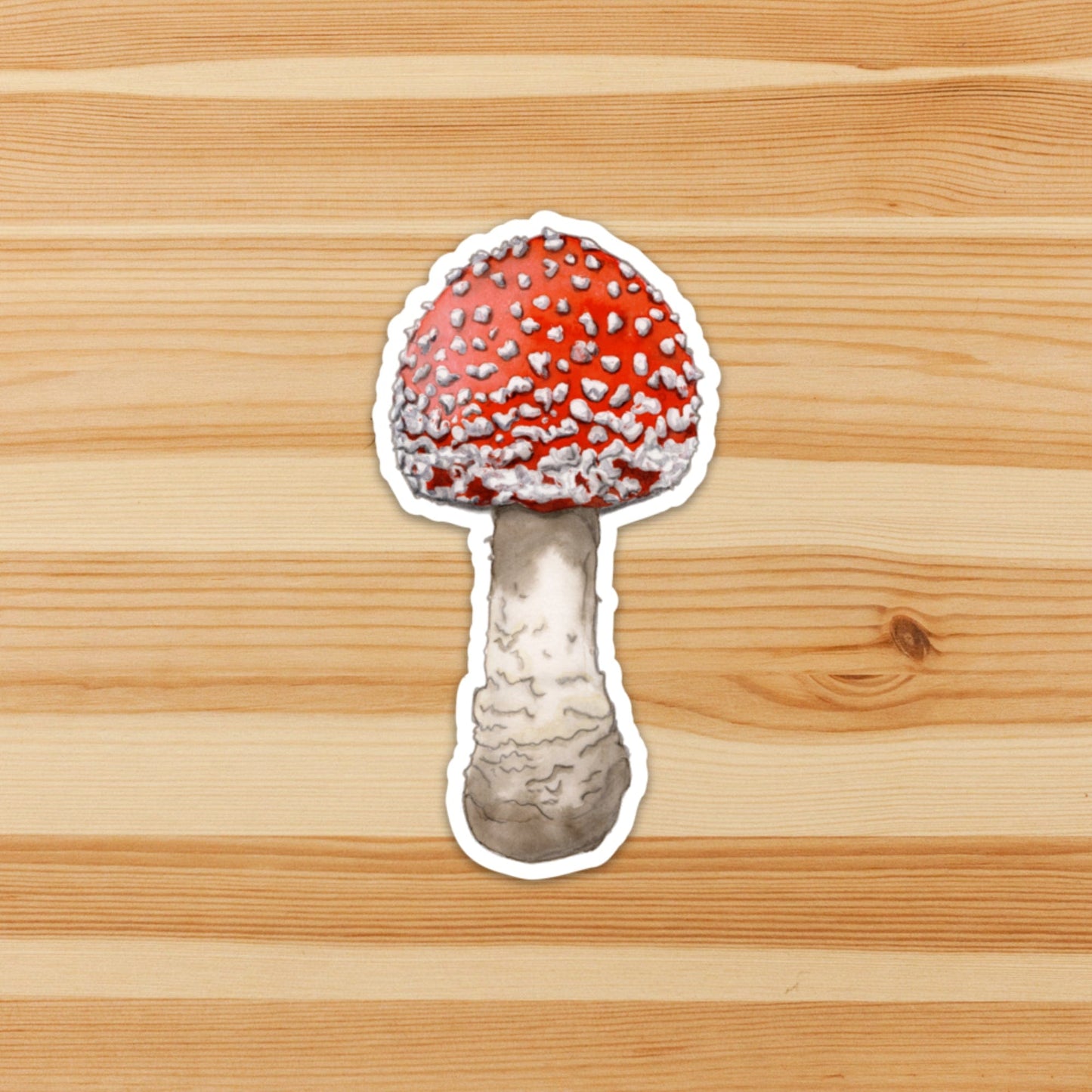 PinkPolish Design Stickers "Amanita Perfection" Vinyl Die Cut Sticker