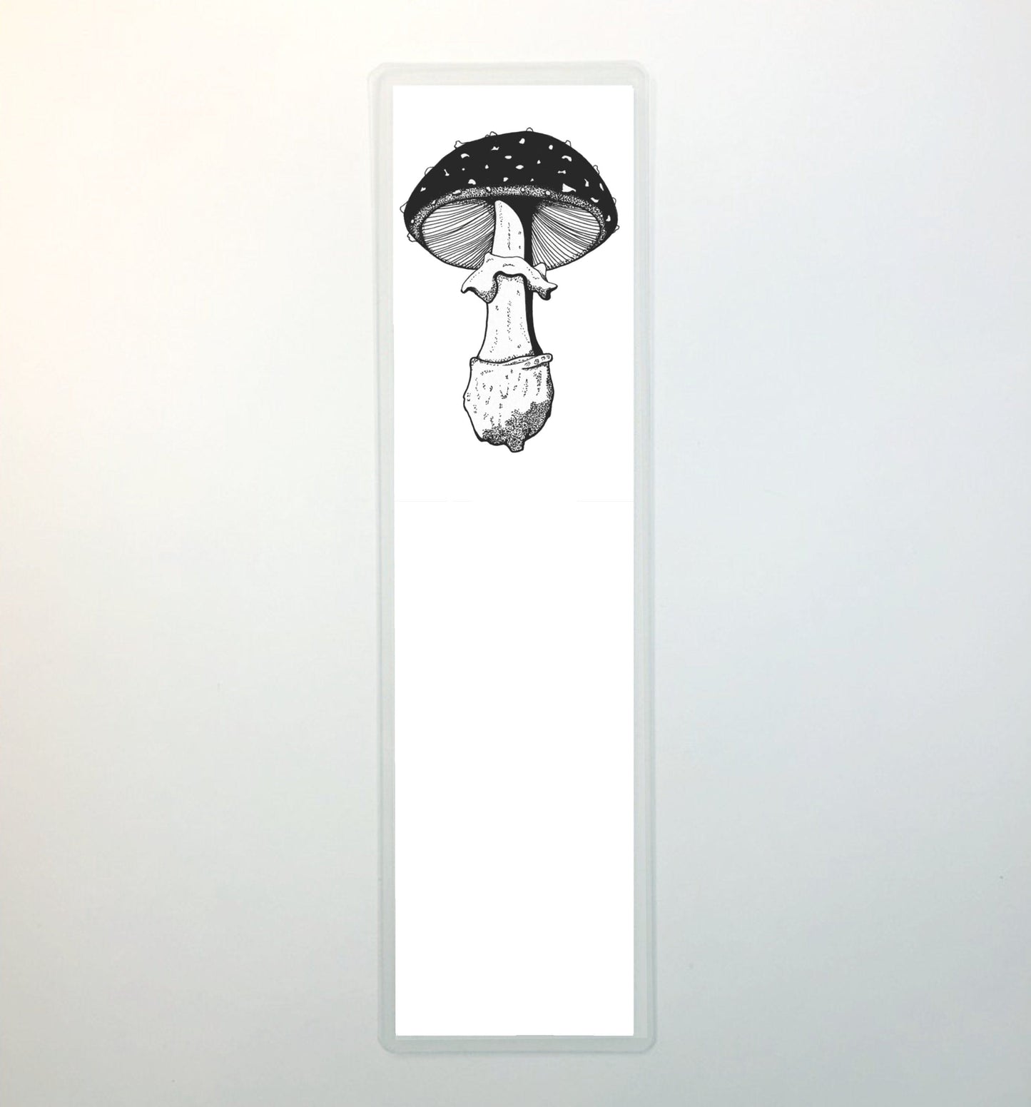 PinkPolish Design Bookmarks "Amanita Pettit Mushroom" 2-Sided Bookmark
