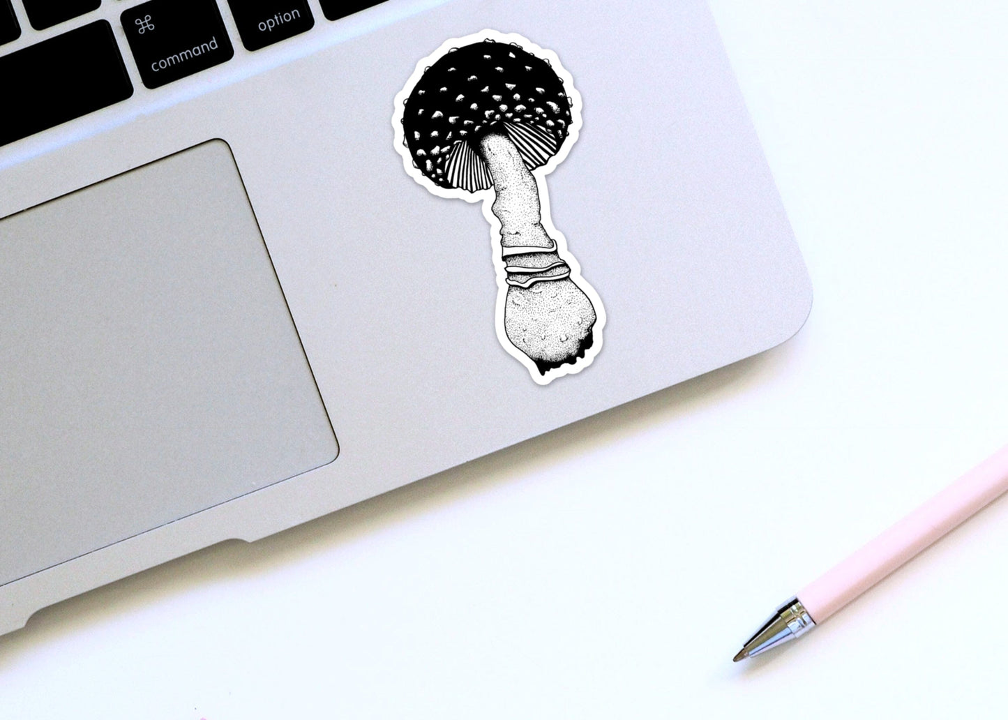 PinkPolish Design Stickers "Amanita Tall" Vinyl Die Cut Sticker