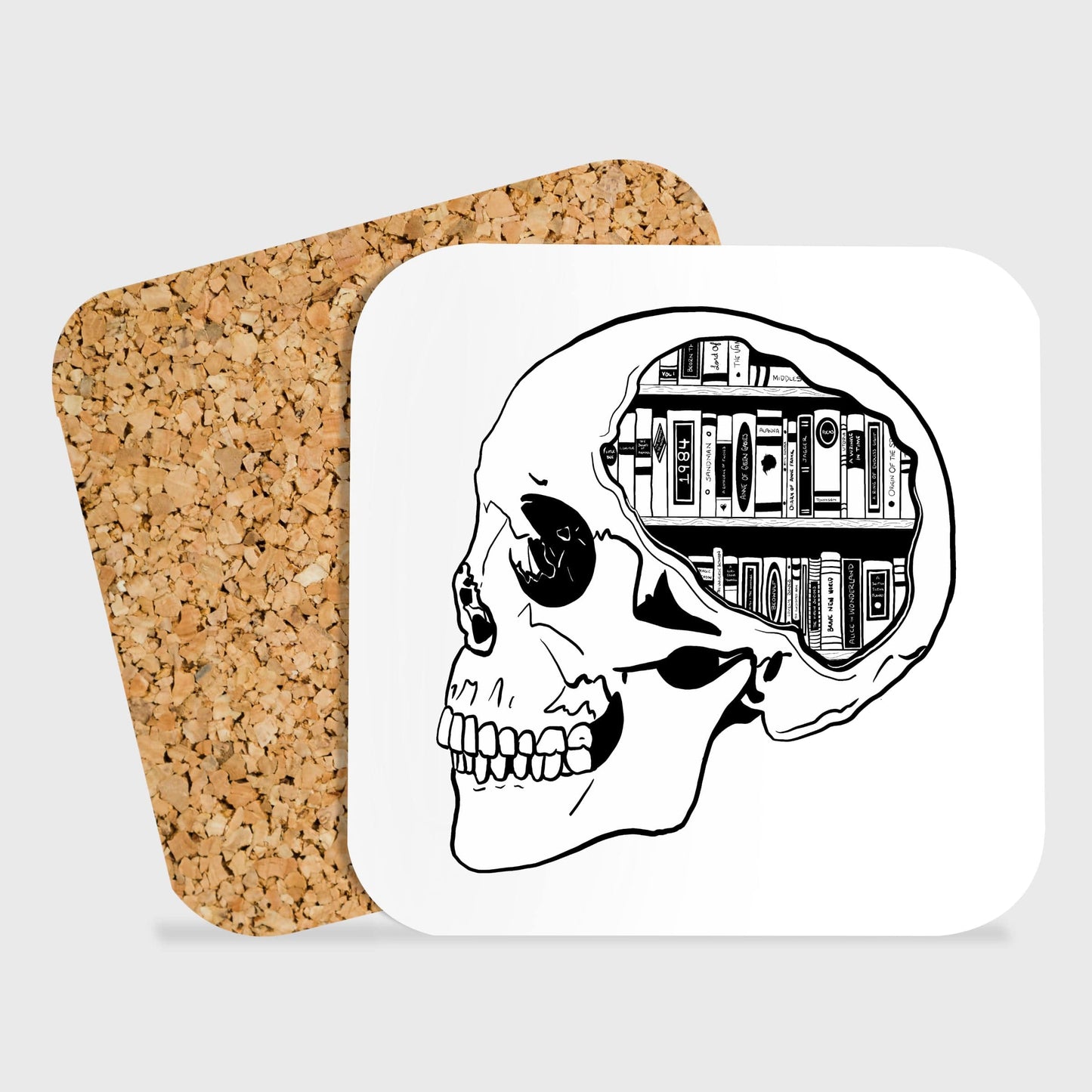 PinkPolish Design Coasters "Anatomy of a Strong Willed Woman" Drink Coaster