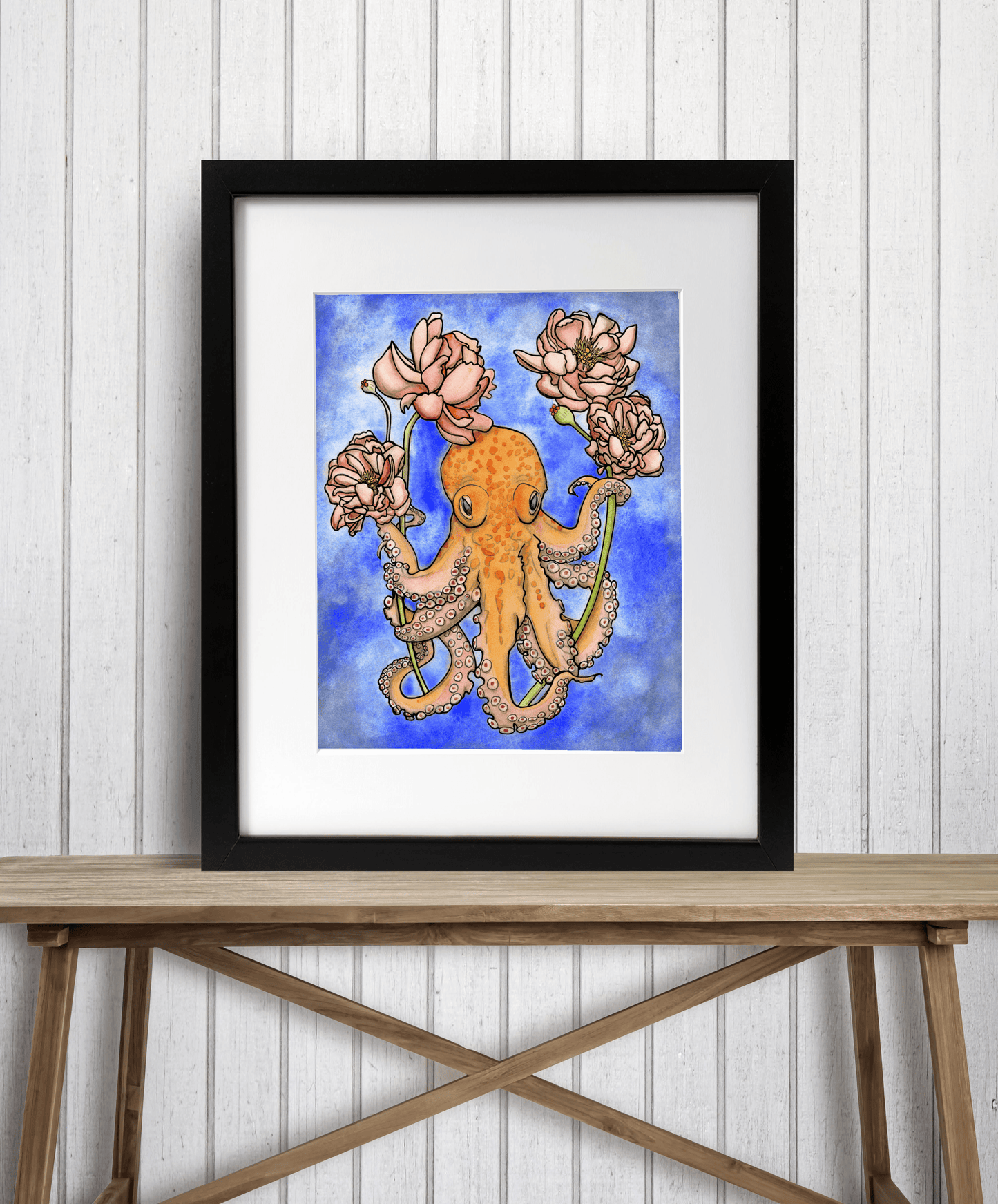 PinkPolish Design Art Prints "Be Mine" Watercolor Painting: Art Print