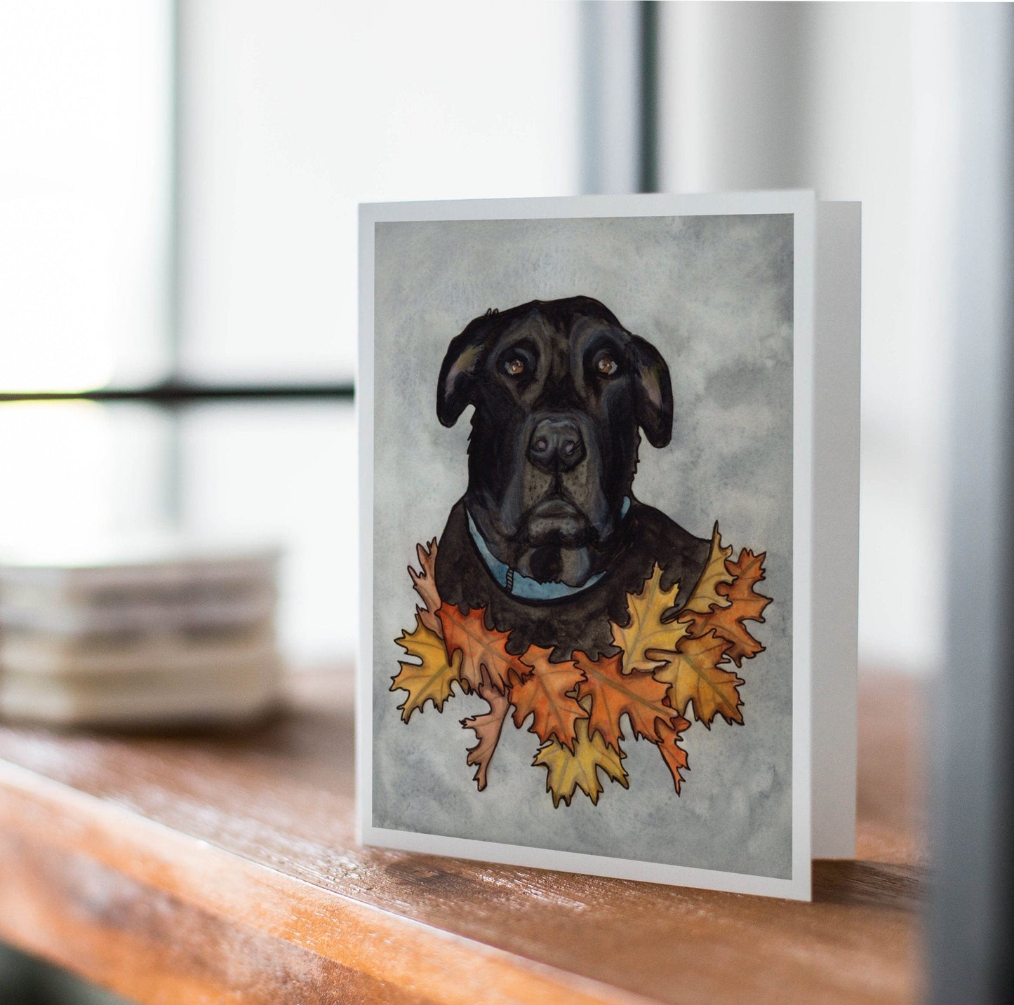 PinkPolish Design Note Cards "Big Buddy" Handmade Notecard