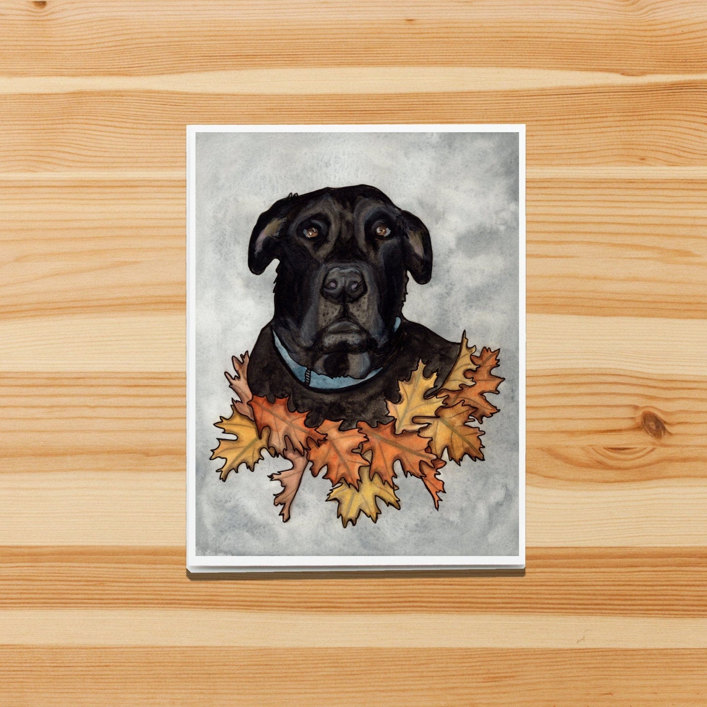 PinkPolish Design Note Cards "Big Buddy" Handmade Notecard
