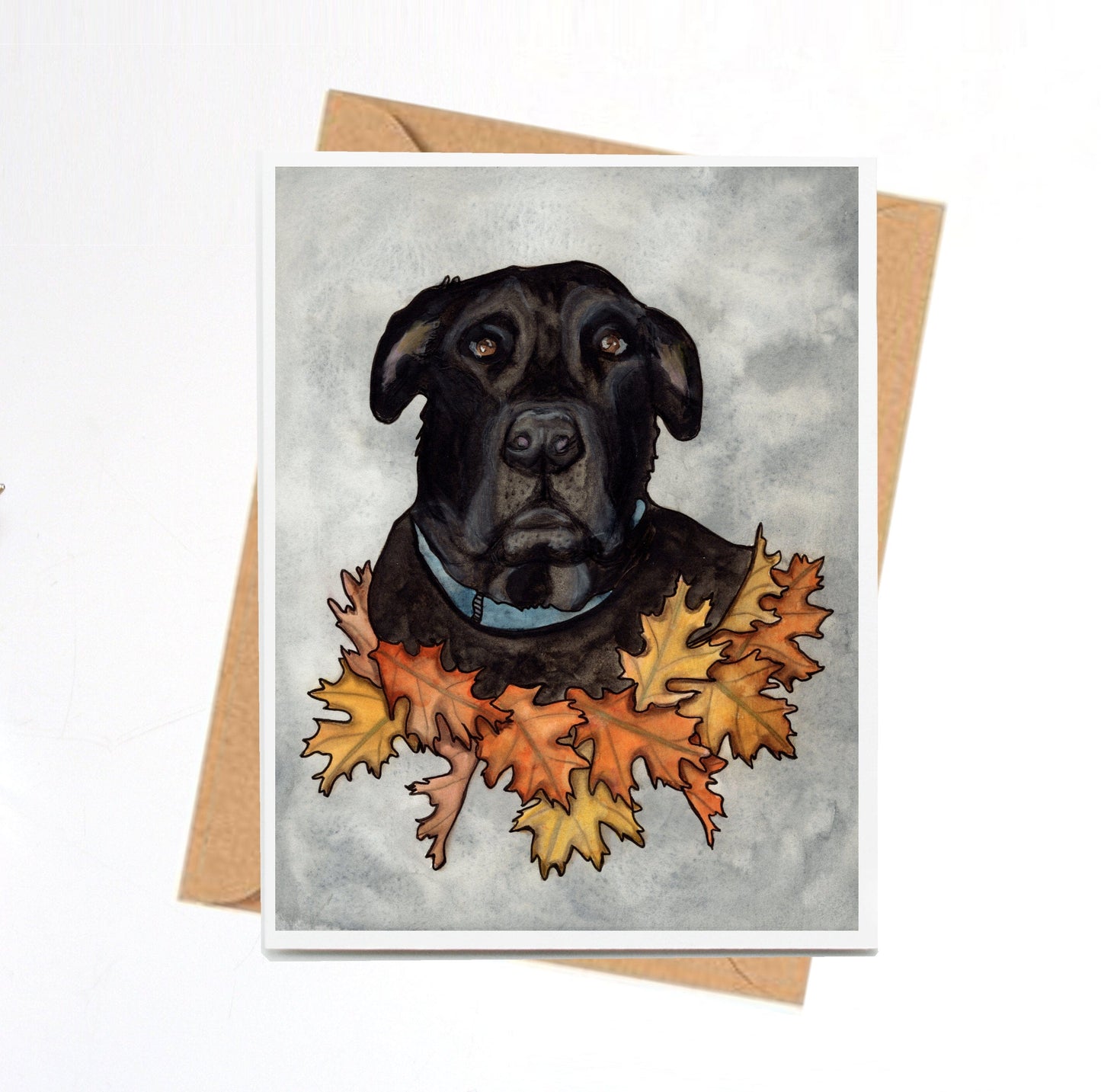 PinkPolish Design Note Cards "Big Buddy" Handmade Notecard