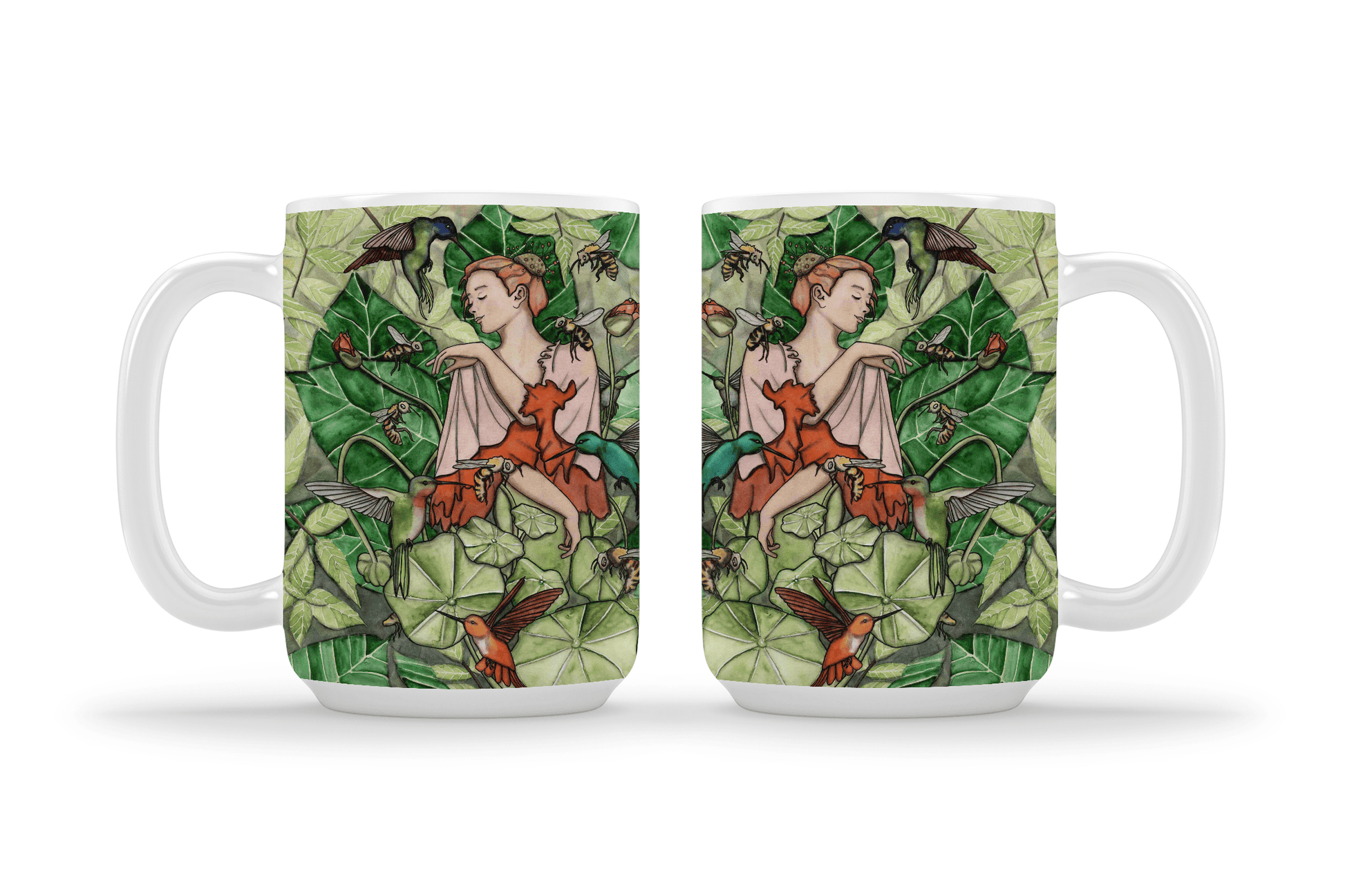 PinkPolish Design Coasters "Bloom" 15oz Mug