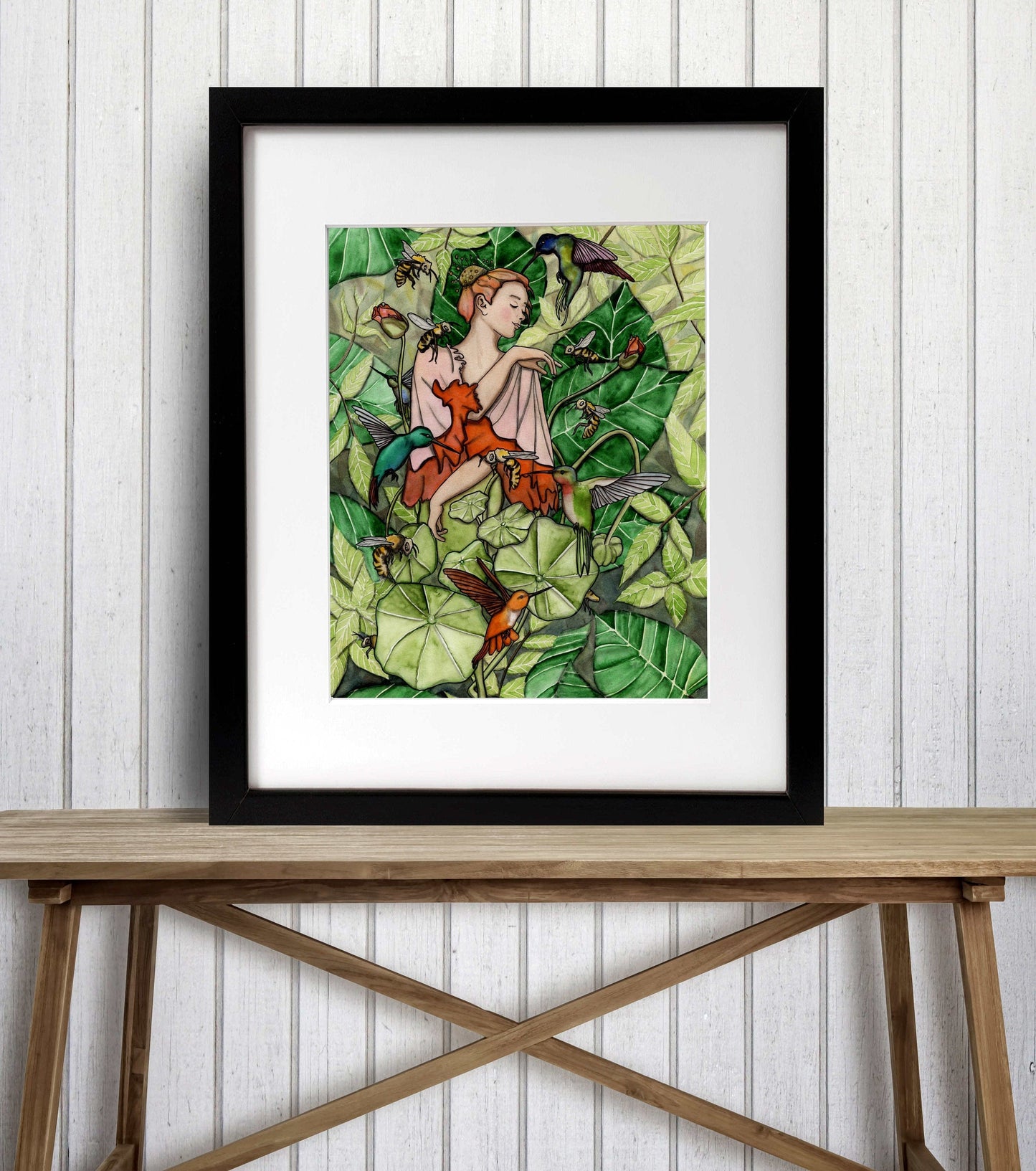 PinkPolish Design Art Prints "Bloom" Watercolor Painting: Art Print