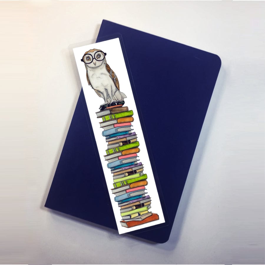 PinkPolish Design Bookmarks "Book-Learned Owl", 2-Sided Bookmark