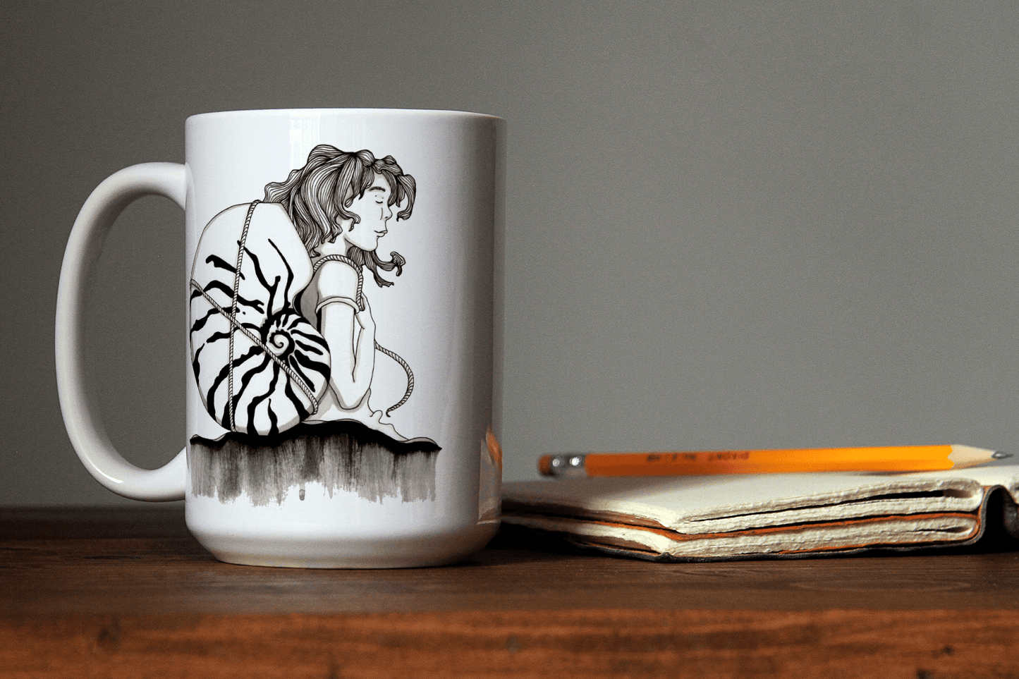 PinkPolish Design Coasters "Carry On" 15oz Mug