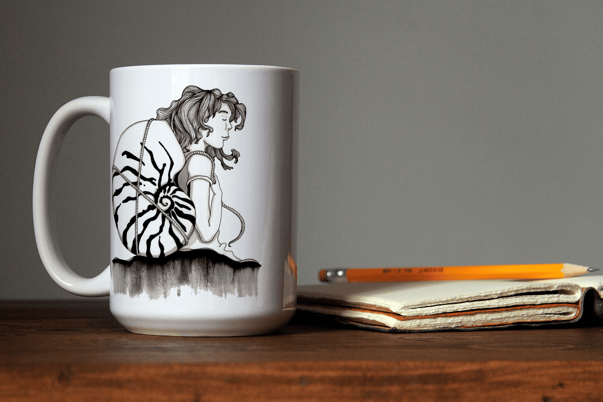 PinkPolish Design Coasters "Carry On" 15oz Mug