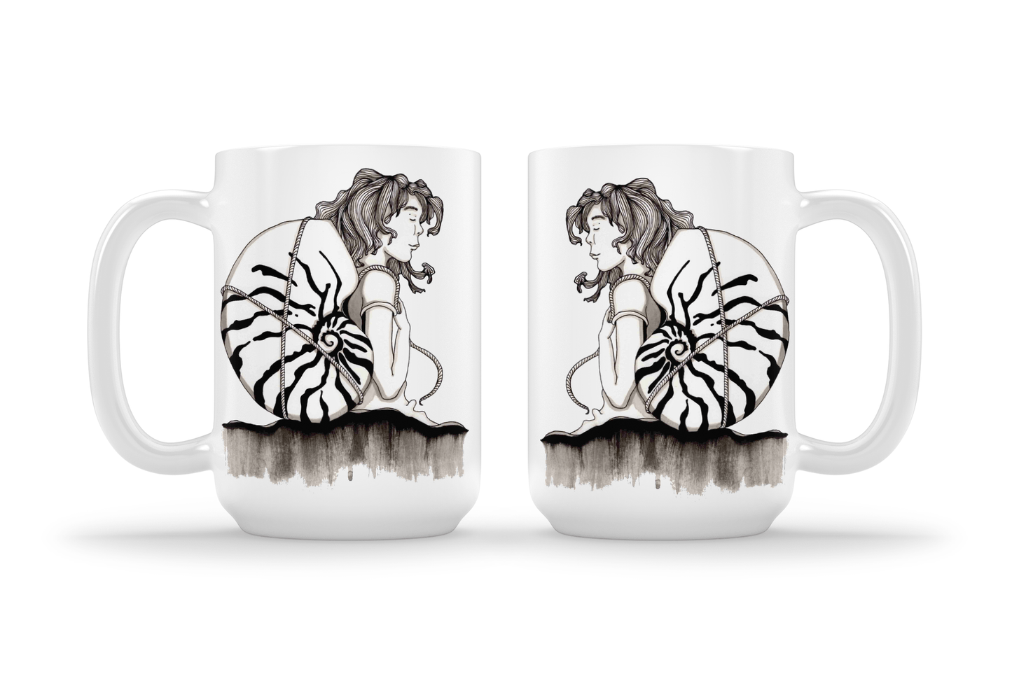 PinkPolish Design Coasters "Carry On" 15oz Mug