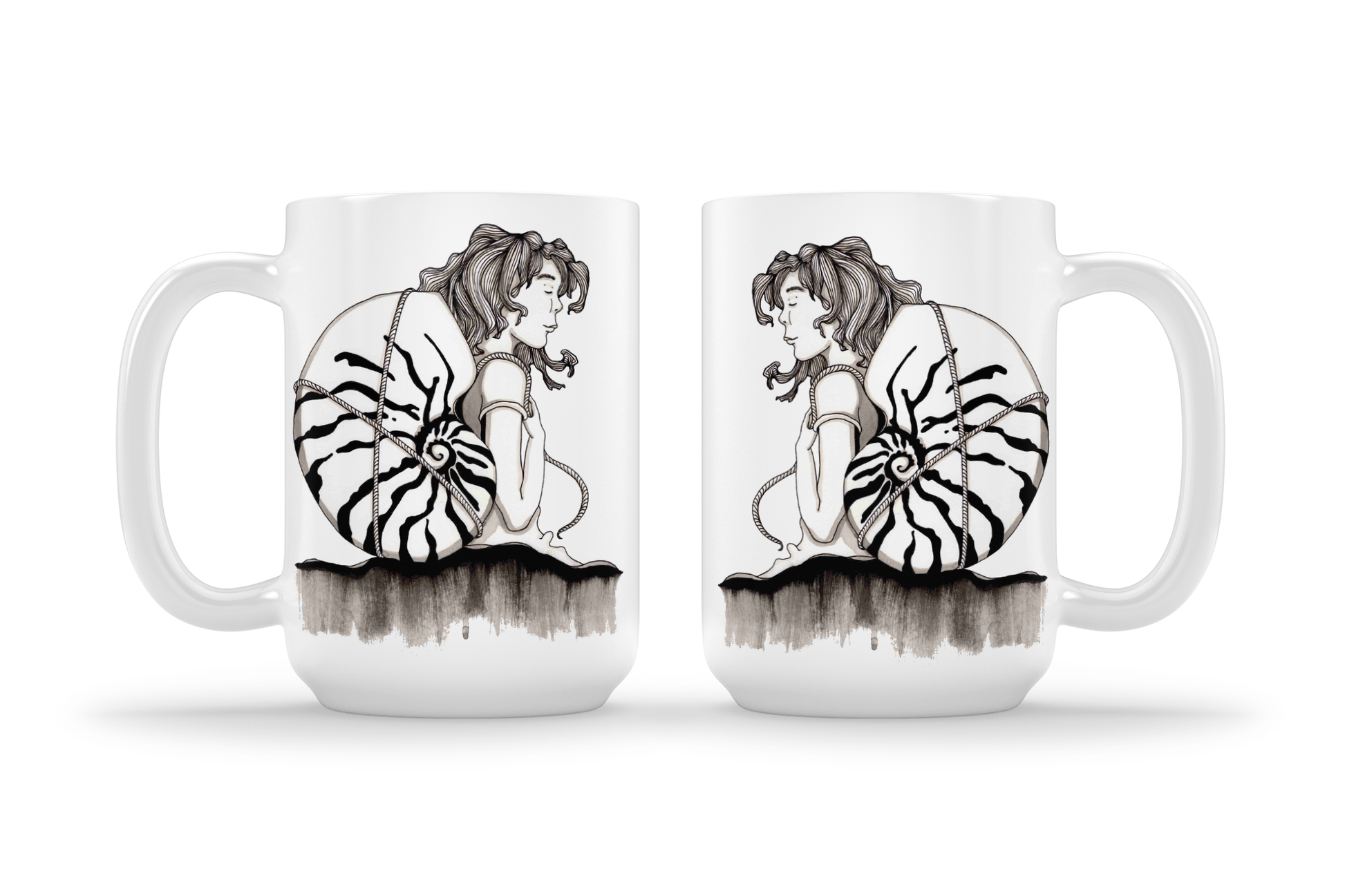 PinkPolish Design Coasters "Carry On" 15oz Mug