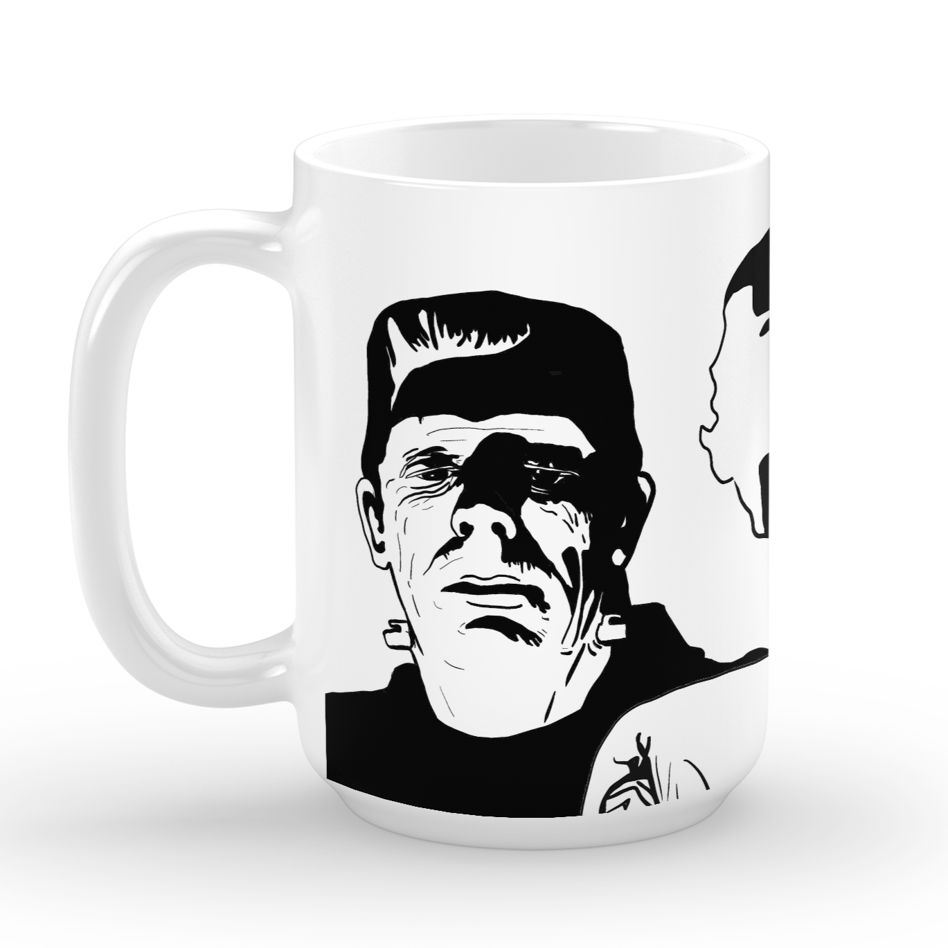 PinkPolish Design Coasters "Classic Movie Monsters" 15oz Mug