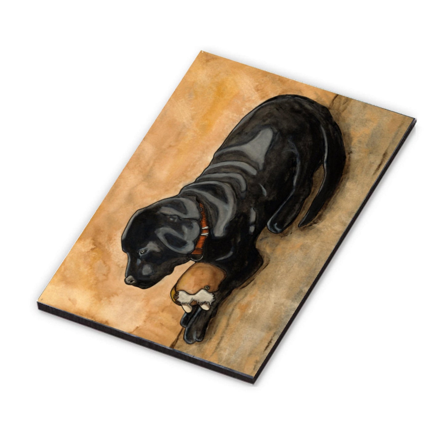 PinkPolish Design Refrigerator Magnets "Dog Toy" 2"x3" Wood Refrigerator Magnet