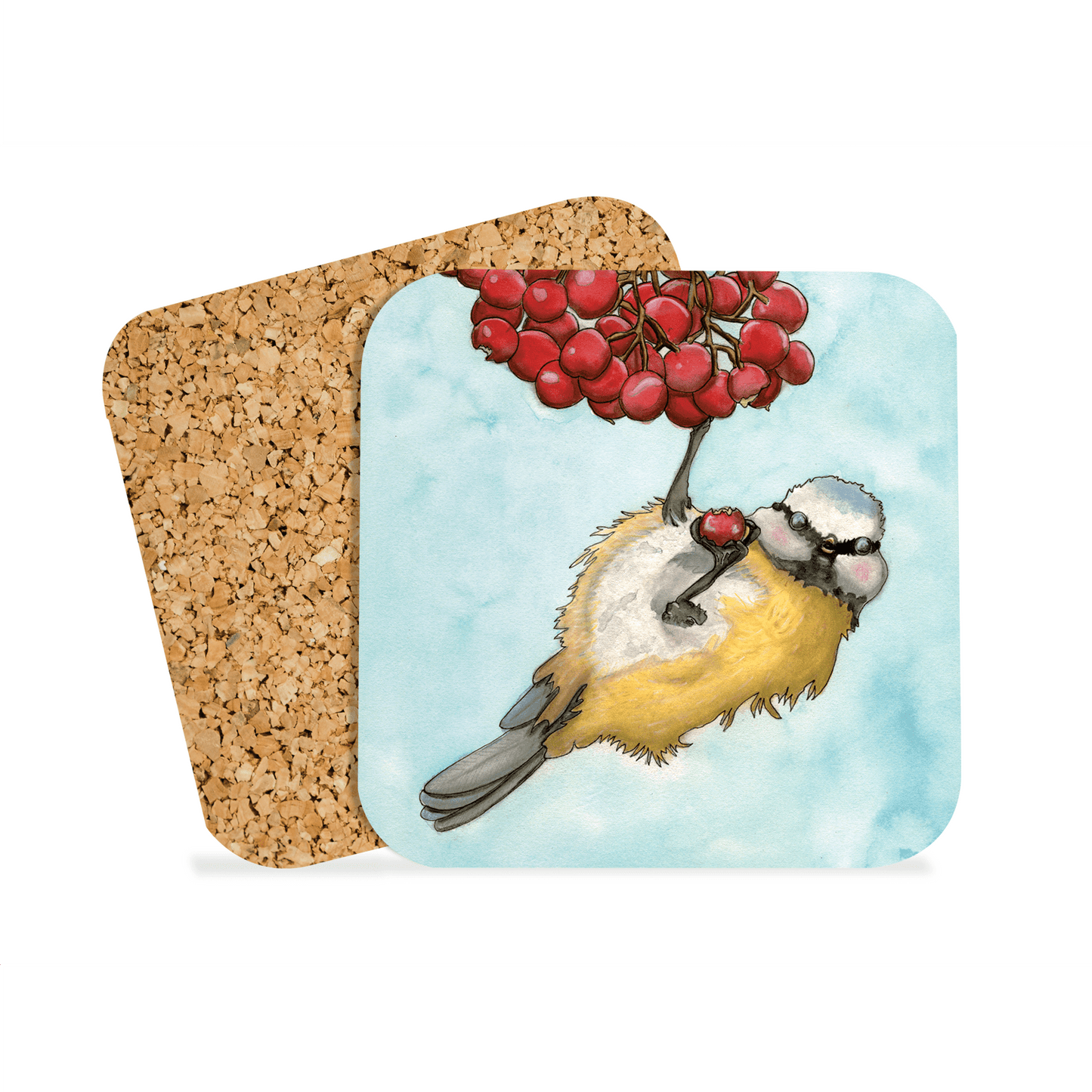 PinkPolish Design Coasters "Early Bird" Drink Coaster