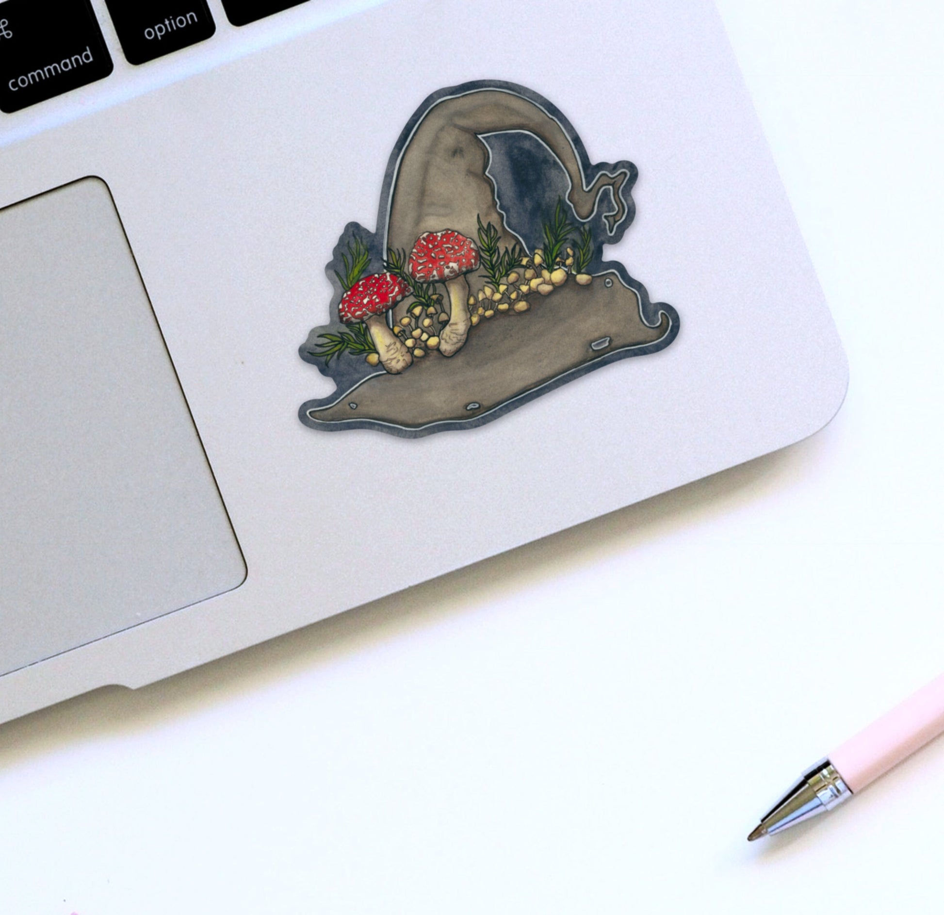 PinkPolish Design Stickers "Earth Magic" Die Cut Vinyl Sticker