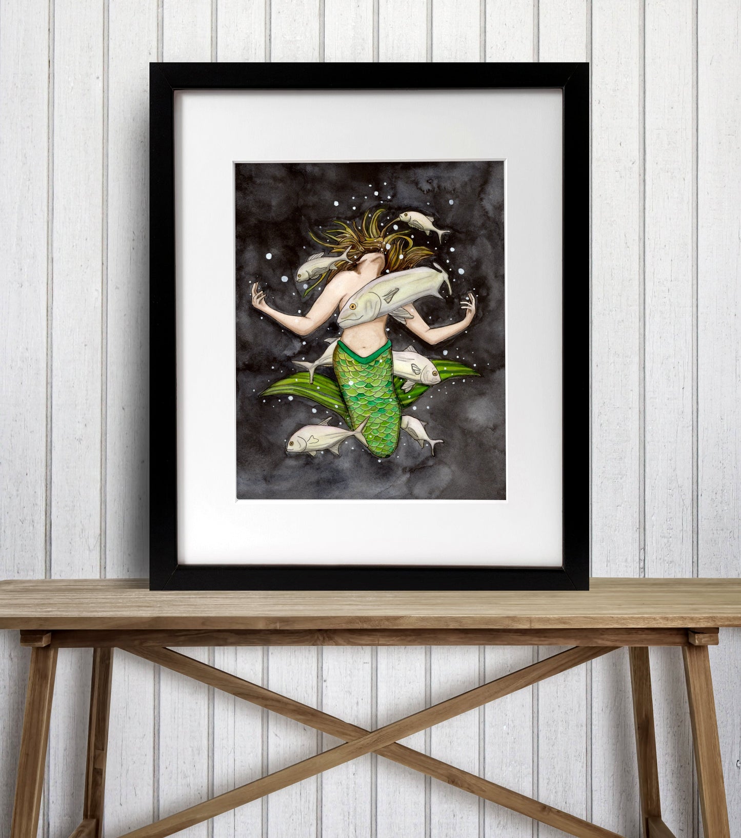 PinkPolish Design Art Prints "Enchanted" Watercolor Painting: Art Print