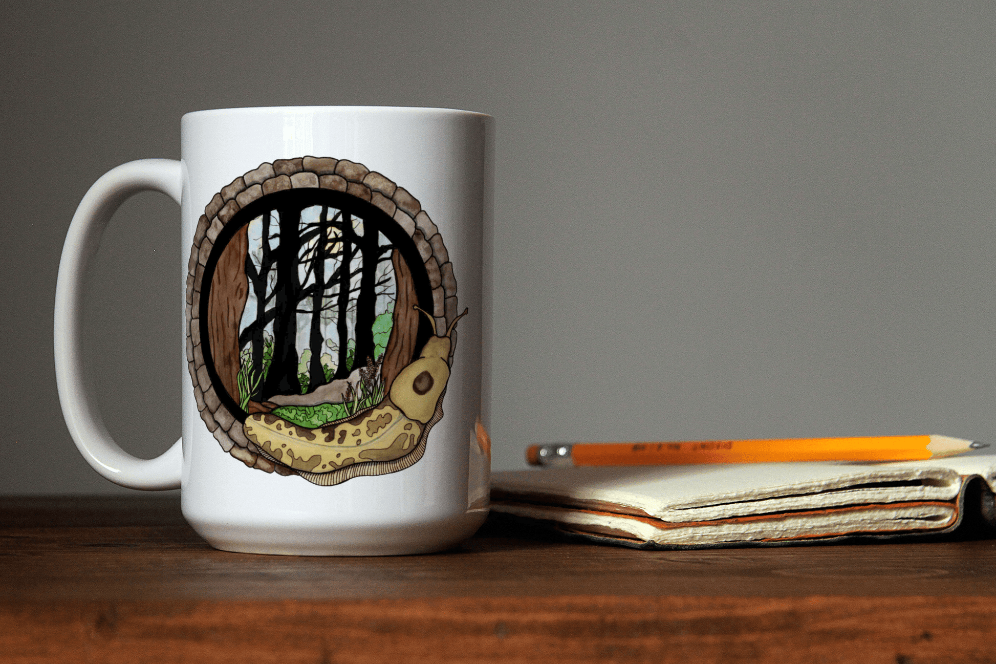 PinkPolish Design Coasters "Feeling Sluggish in the PNW" 15oz Mug