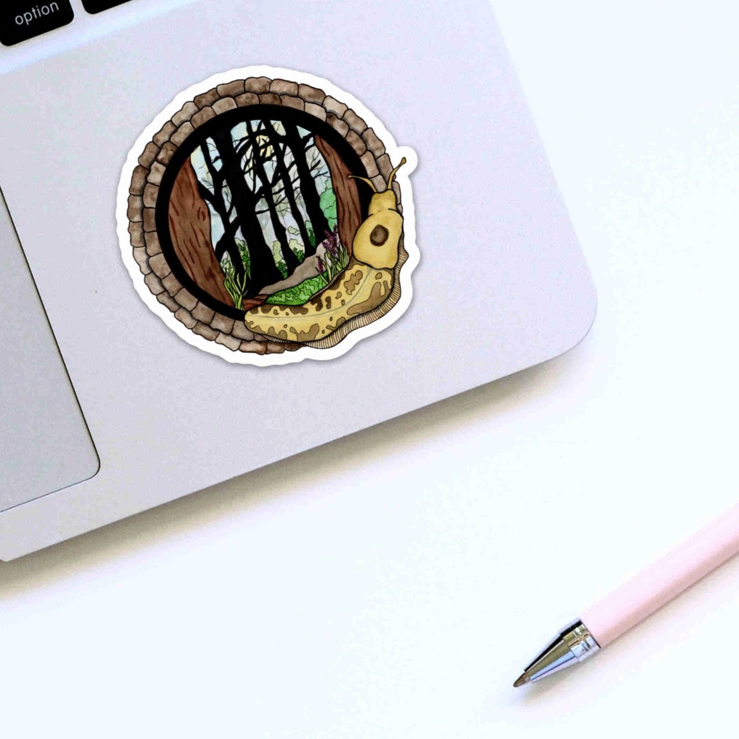 PinkPolish Design Stickers "Feeling Sluggish in the PNW"  Die Cut Vinyl Sticker