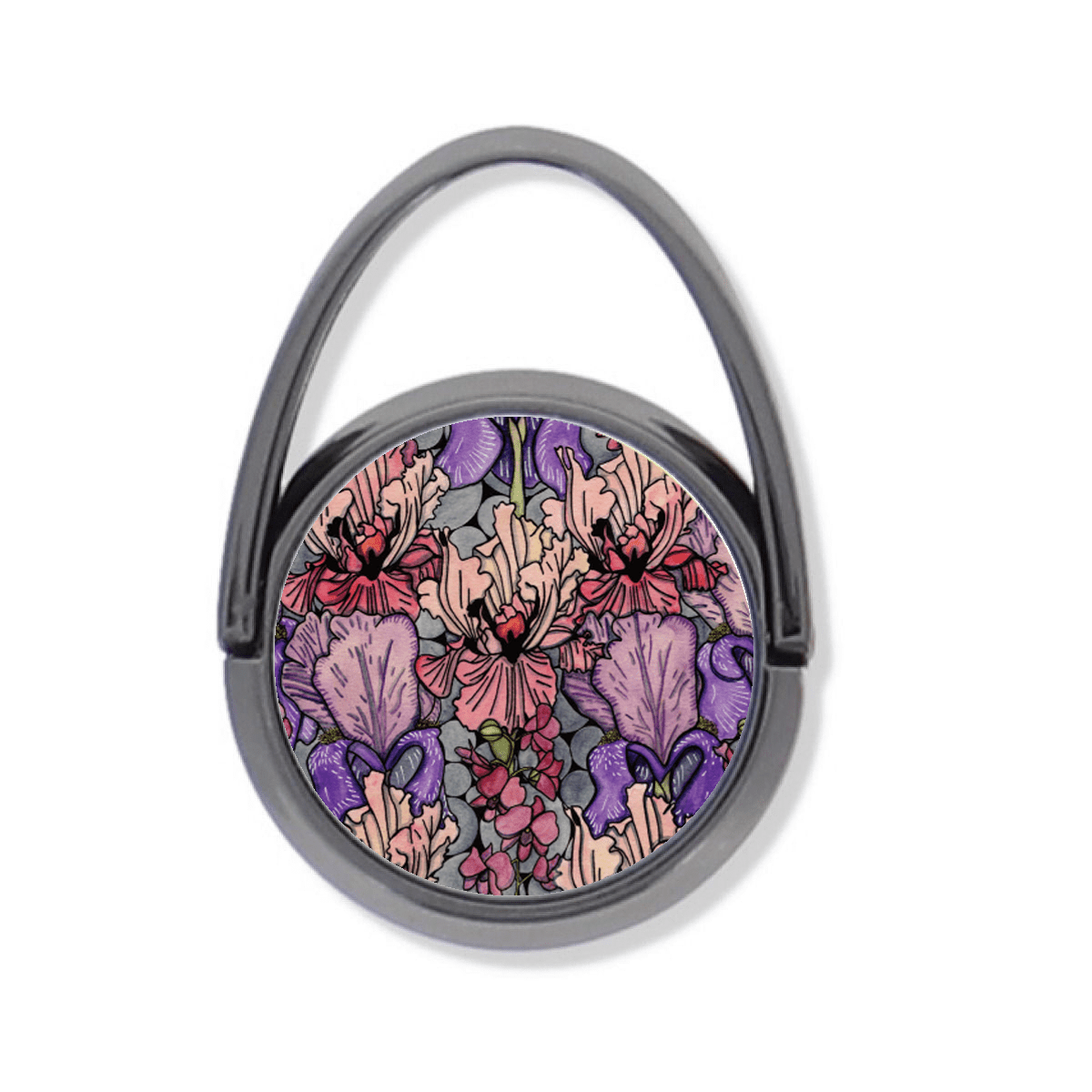 PinkPolish Design Mobile Phone Stands "Floral Repetition" Ring Style Phone Grip & Stand