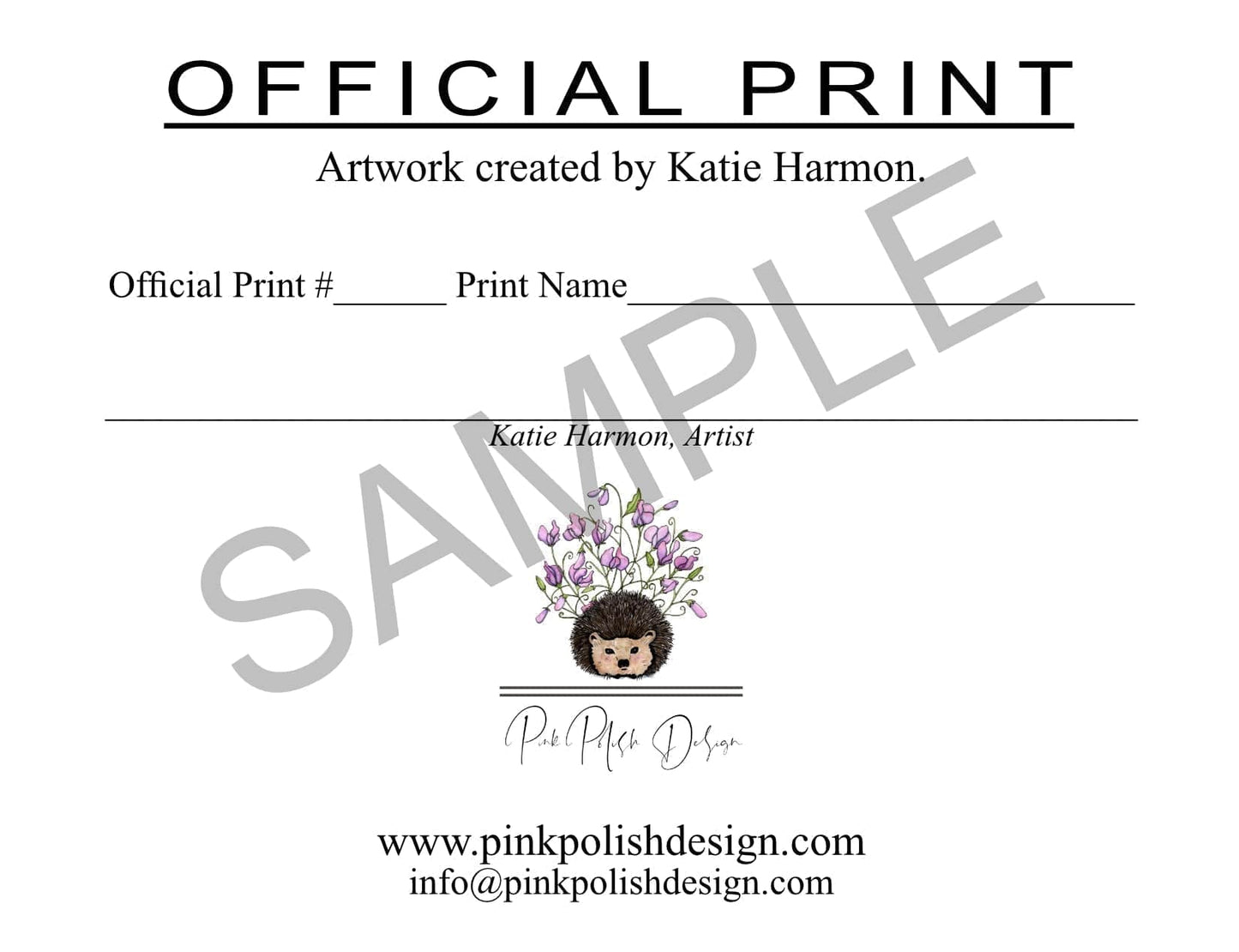 PinkPolish Design Art Prints 11"x14" "Folk Art Sea Turtle" Watercolor Painting: Art Print