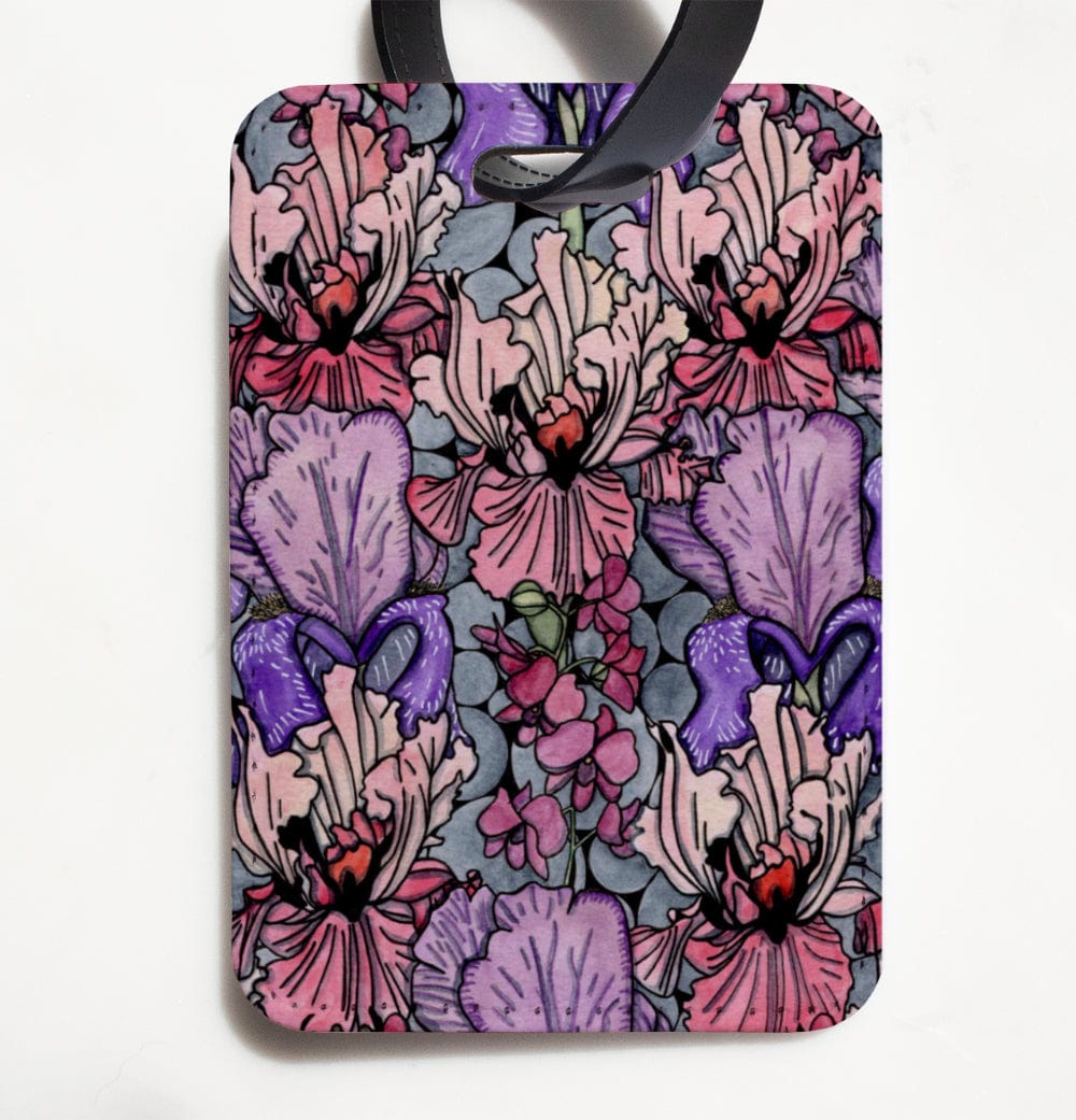 PinkPolish Design Luggage Tag Foral Repetition Luggage Tag