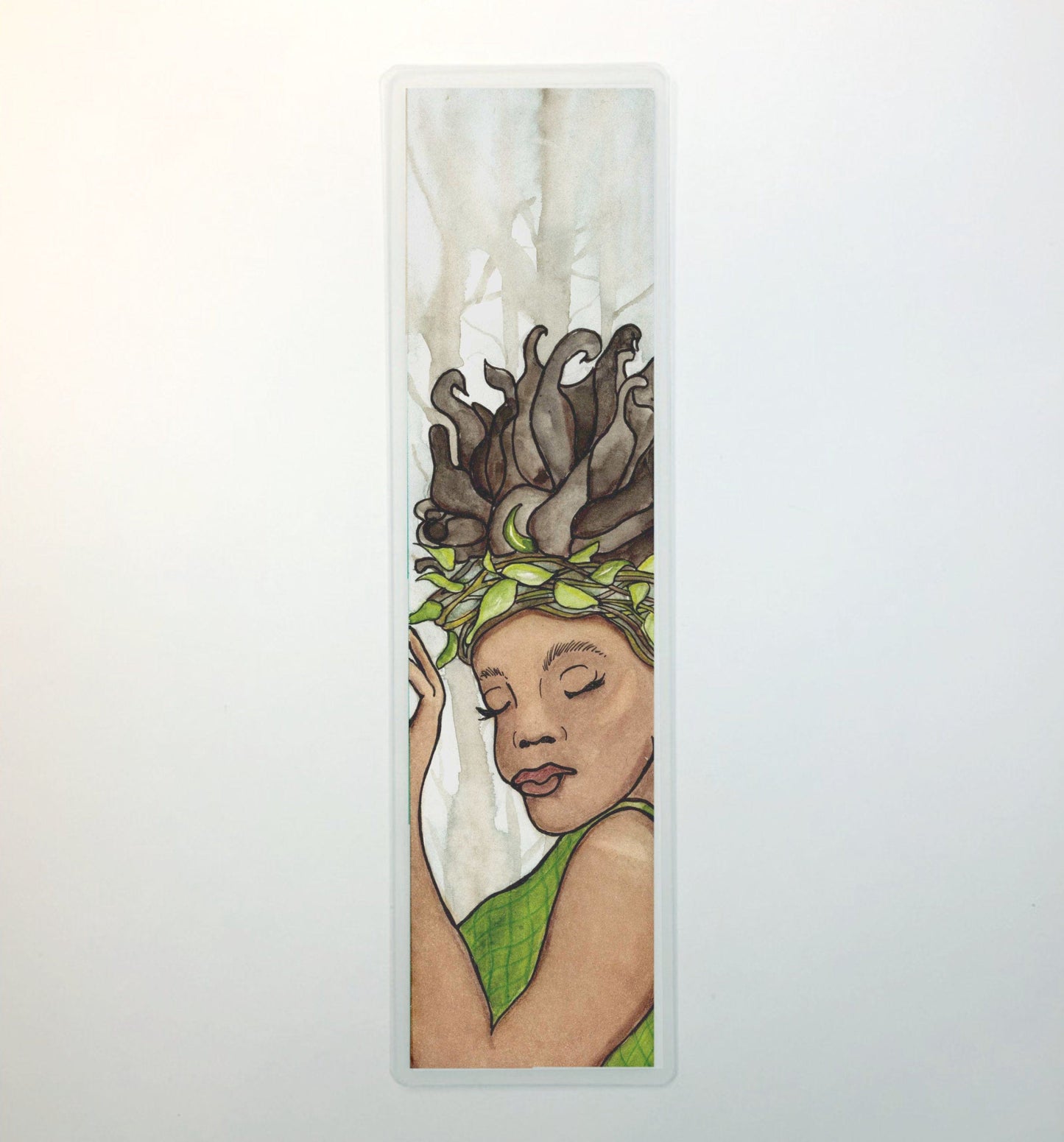 PinkPolish Design Bookmarks "Forest Nymph" 2-Sided Bookmark