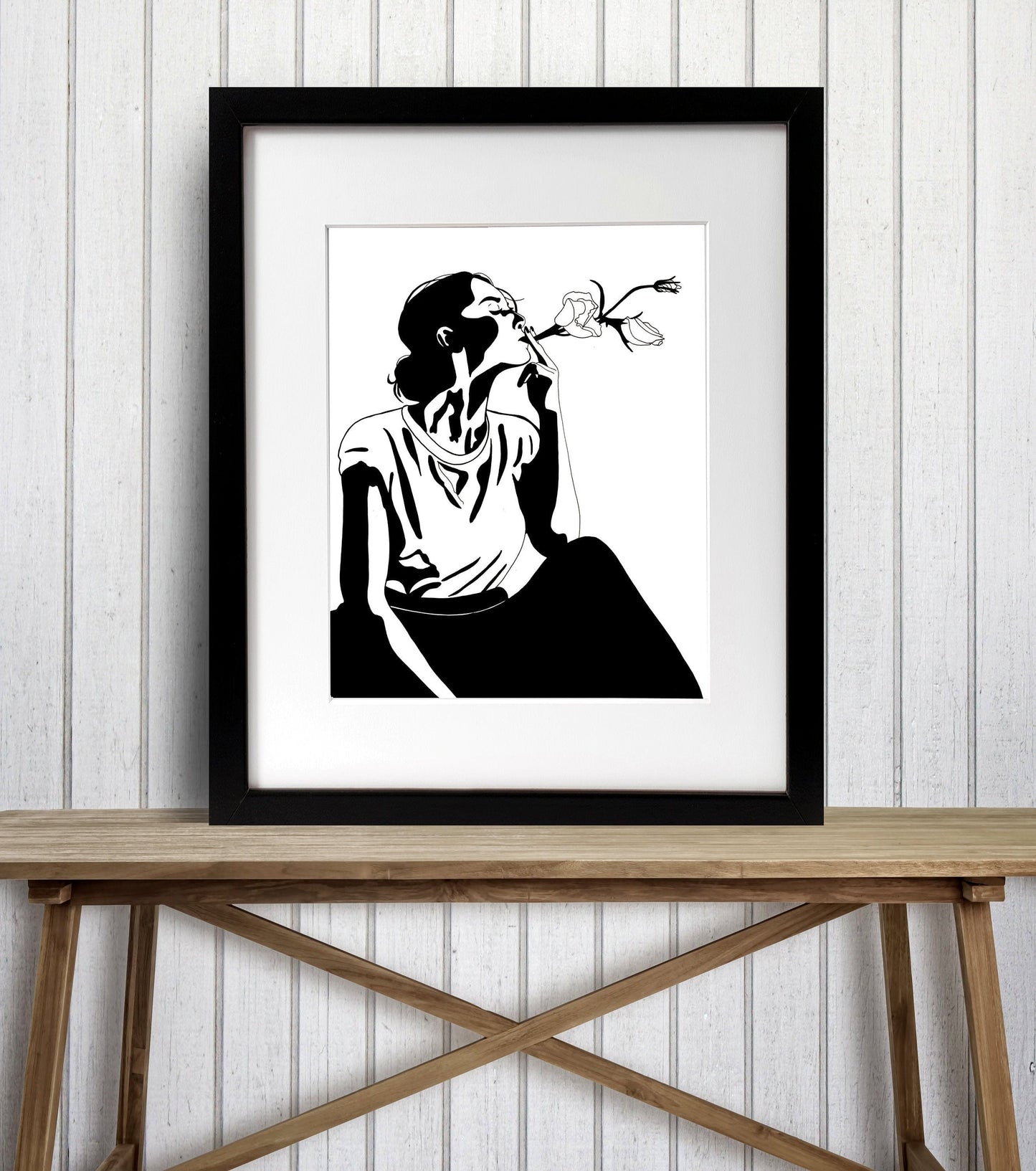 PinkPolish Design Art Prints "Fresh Air" Ink Drawing: Art Print