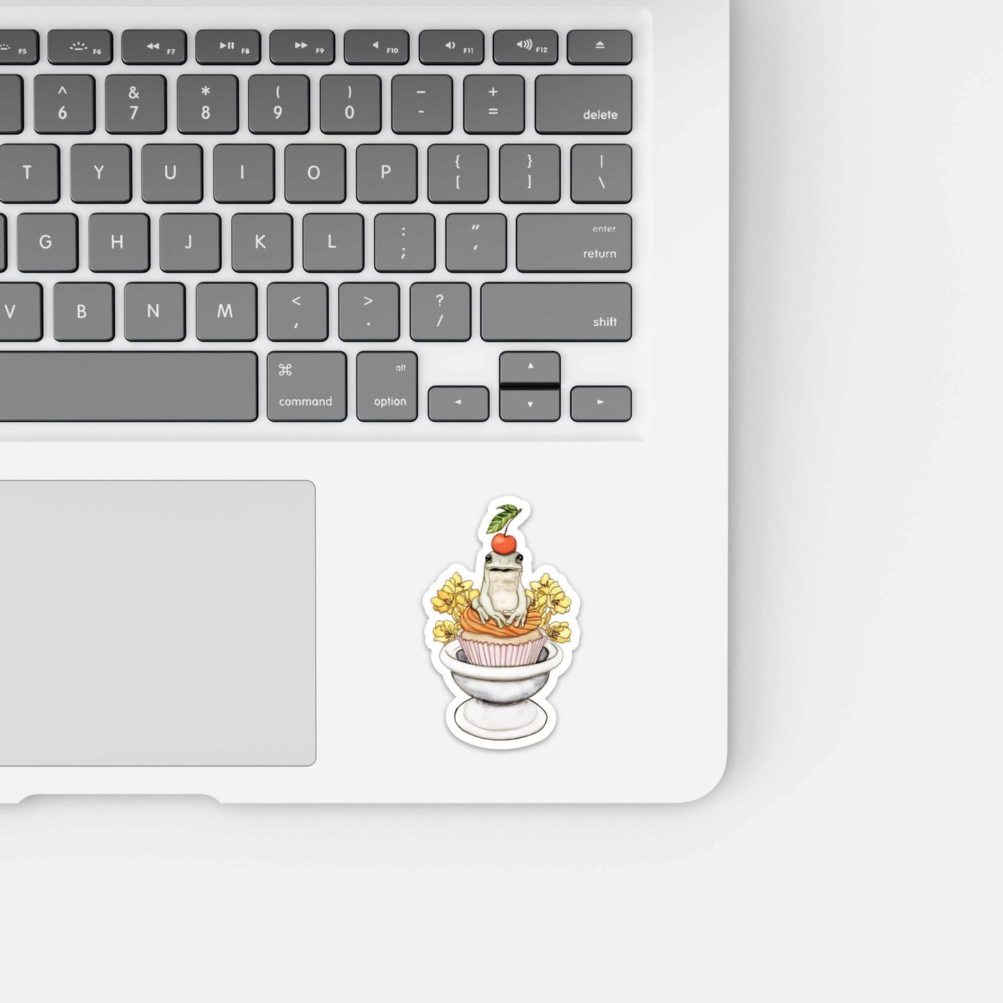 PinkPolish Design Stickers "Frog Celebration" Vinyl Die Cut Sticker