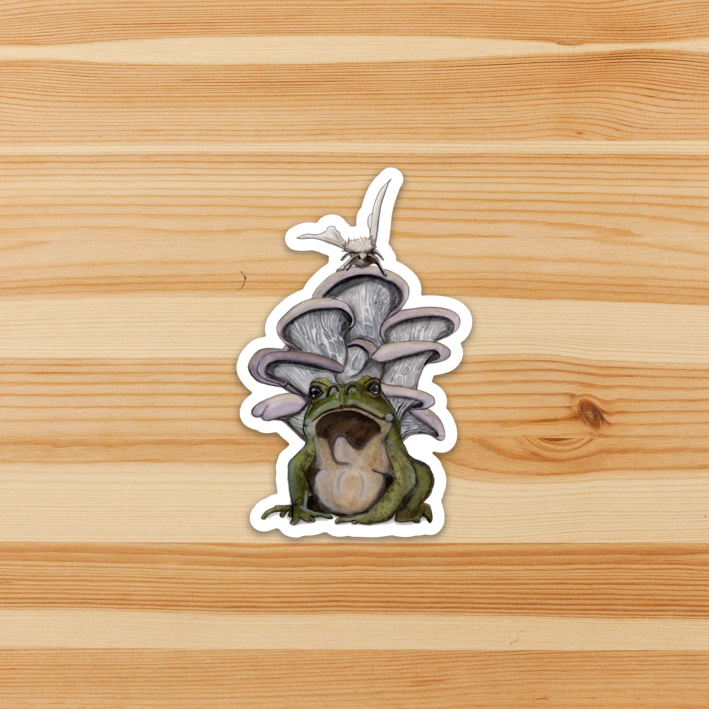 PinkPolish Design Stickers "Frog Trifecta" Vinyl Die Cut Sticker