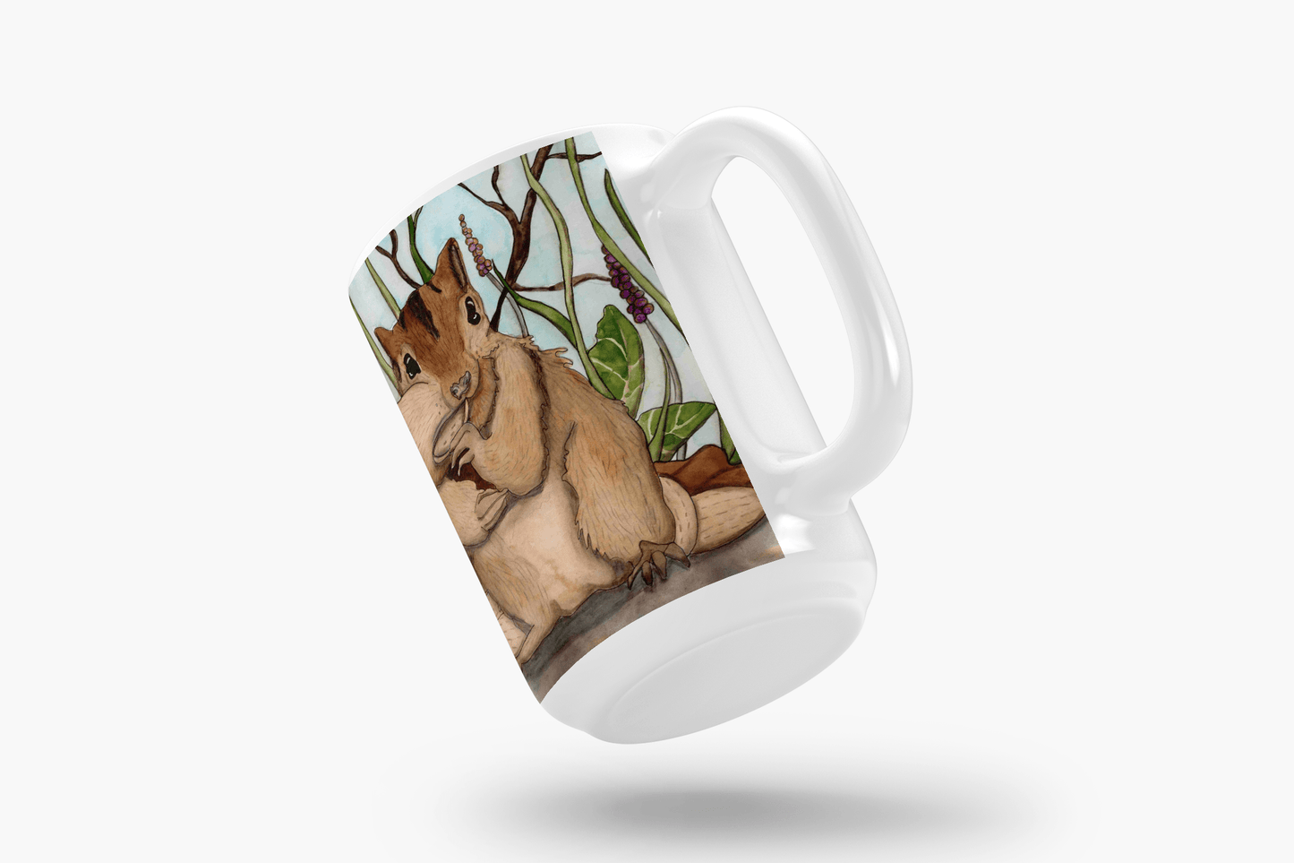 PinkPolish Design Coasters "Going Nuts" 15oz Mug