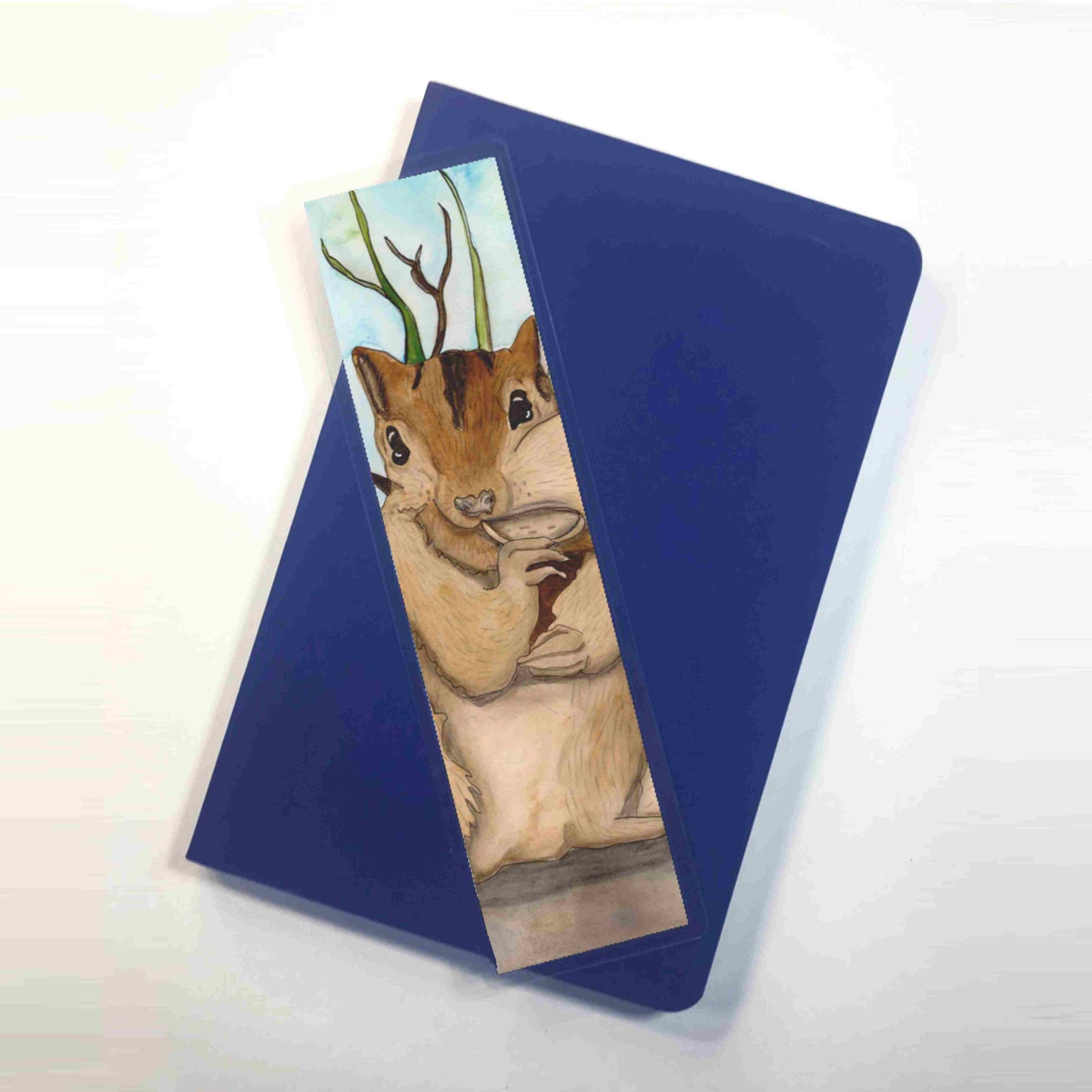 PinkPolish Design Bookmarks "Going Nuts", 2-Sided Bookmark
