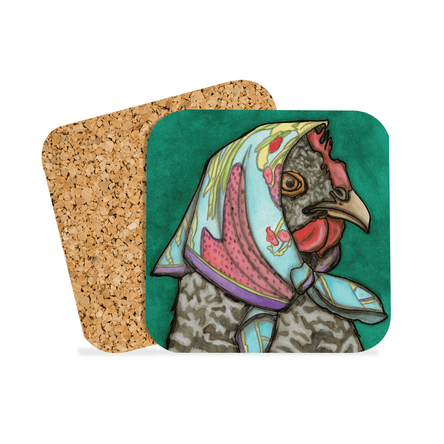 PinkPolish Design Coasters "Grandma Barred" Drink Coaster