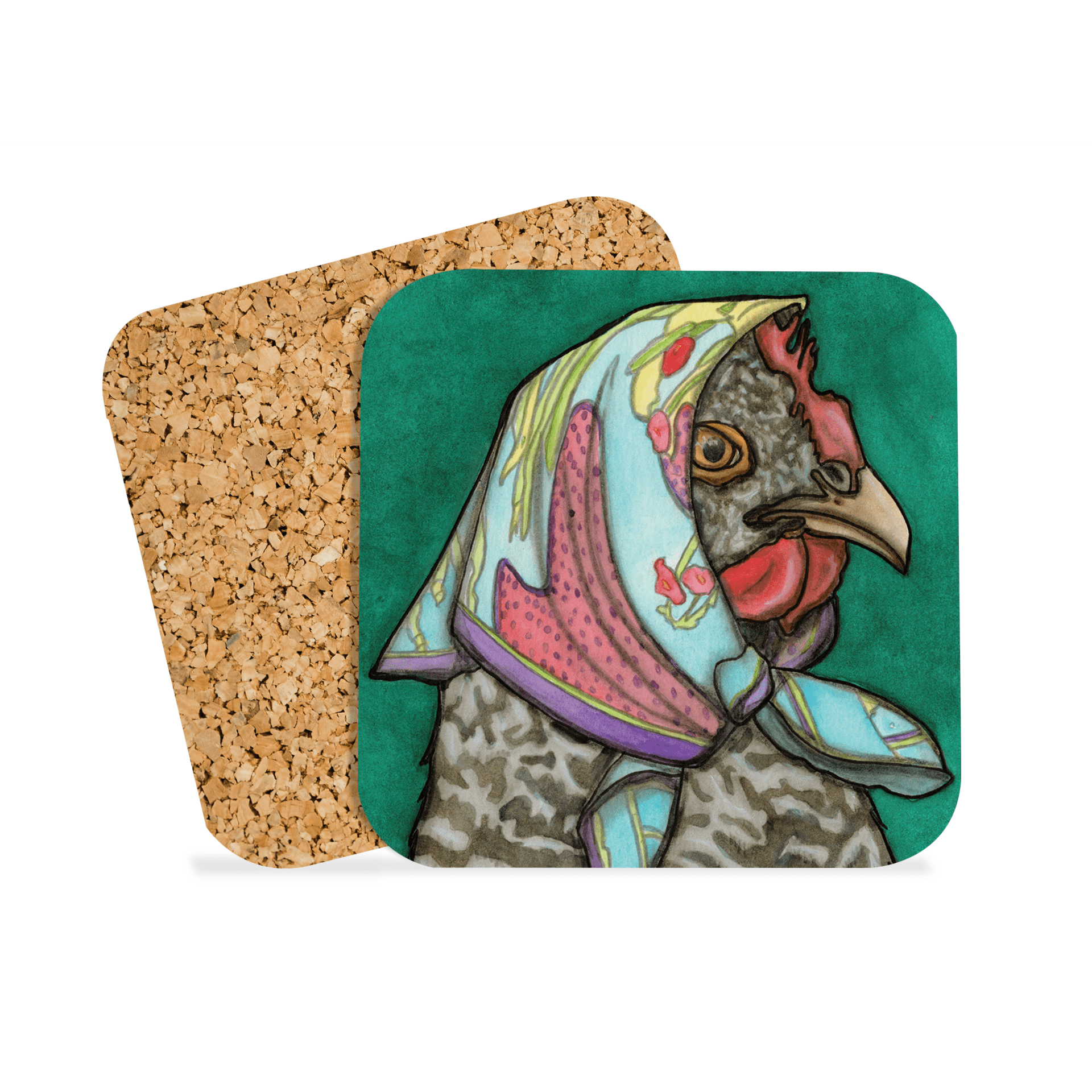 PinkPolish Design Coasters "Grandma Barred" Drink Coaster