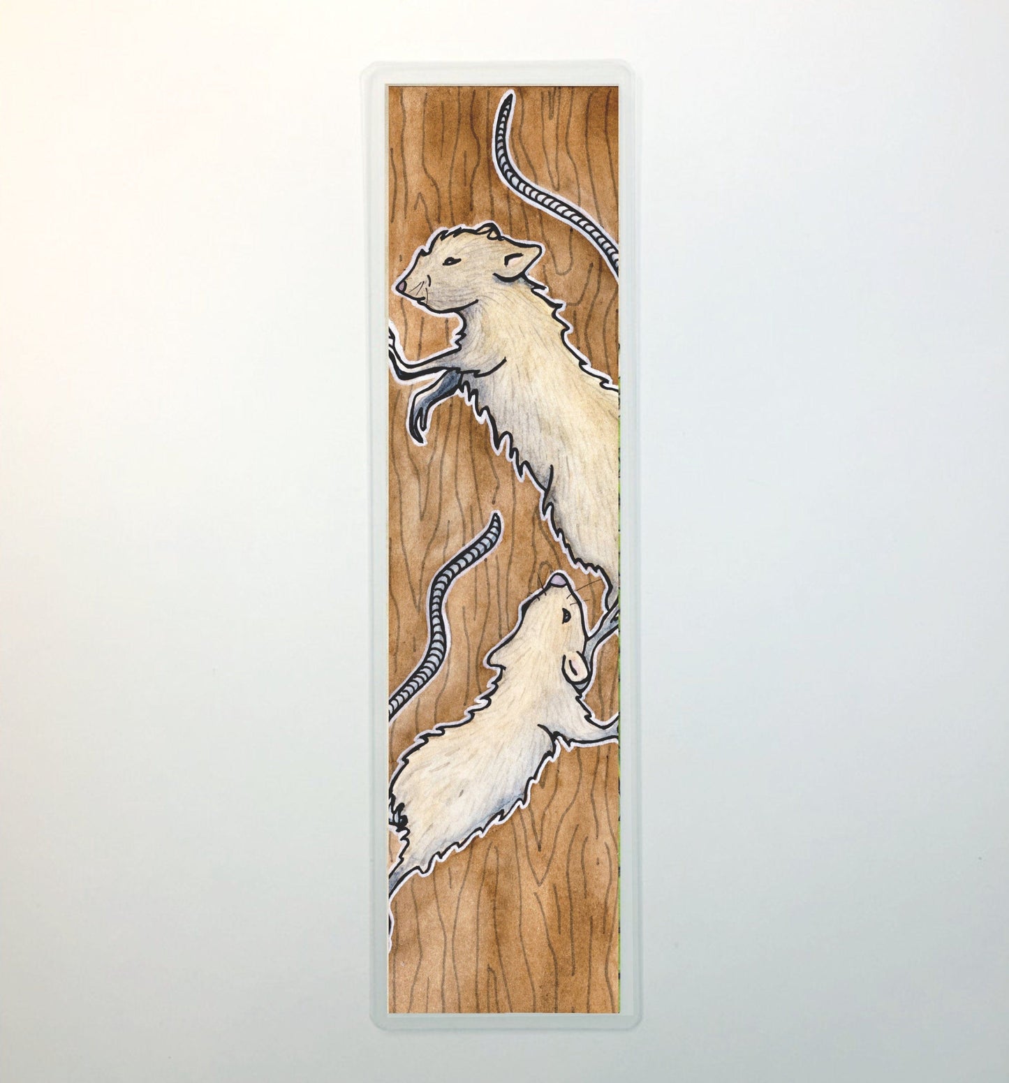 PinkPolish Design Bookmarks "Happy Mice" 2-Sided Bookmark