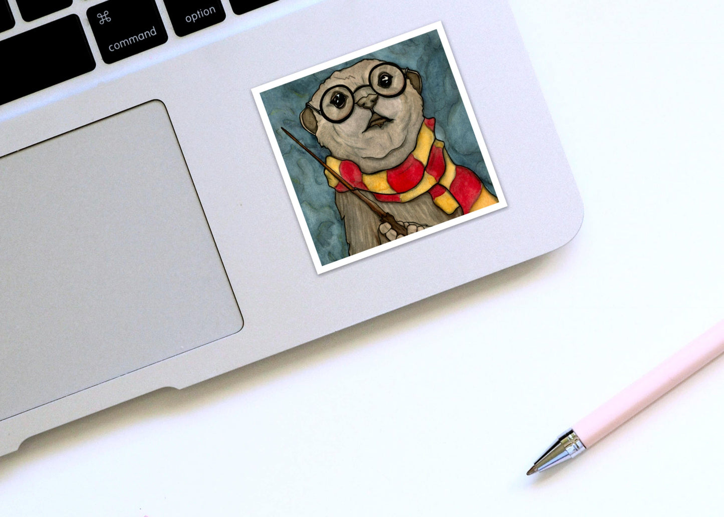 PinkPolish Design Stickers "Harry Otter" Vinyl Square Sticker
