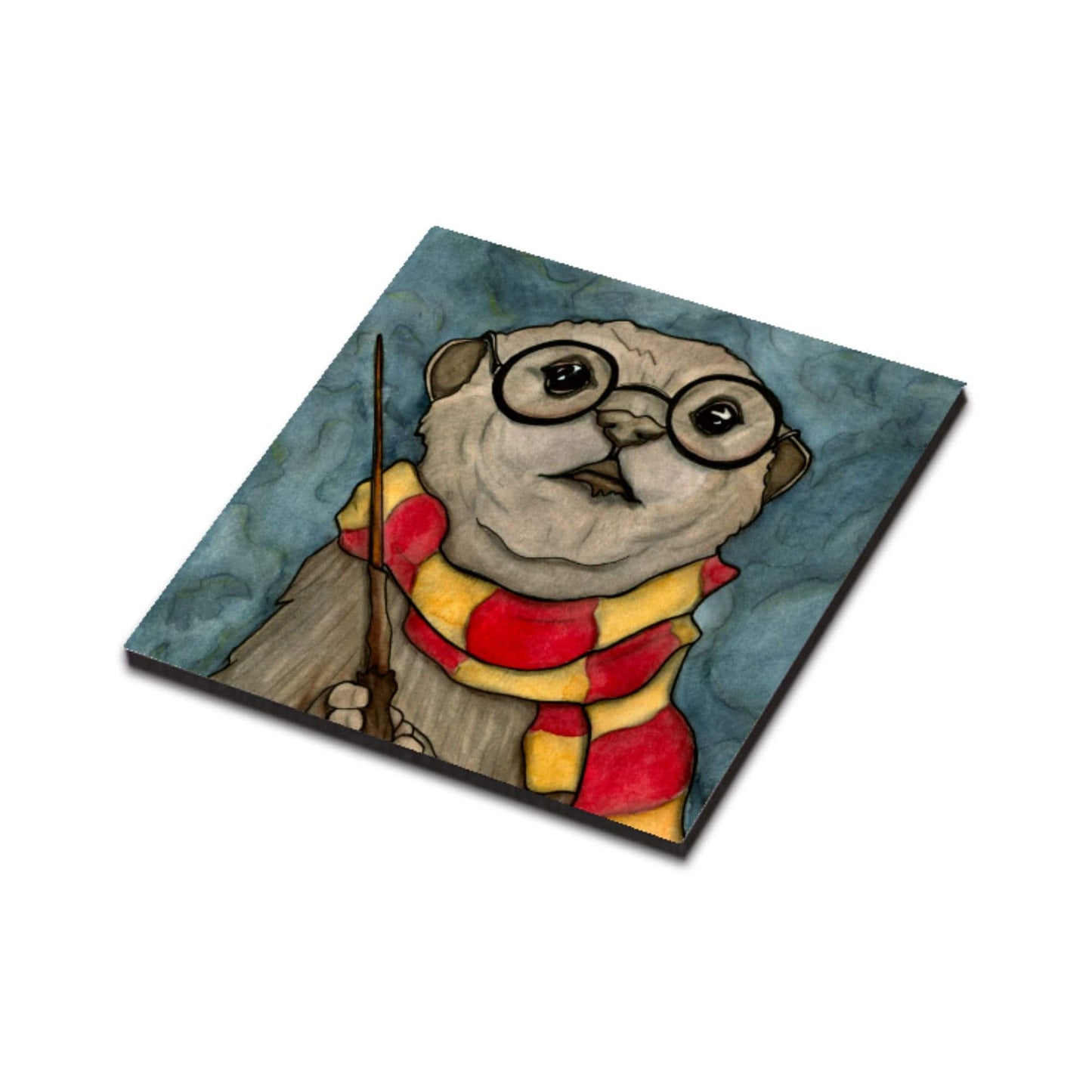 PinkPolish Design Magnets "Harry Otter" Wood Refrigerator Magnet
