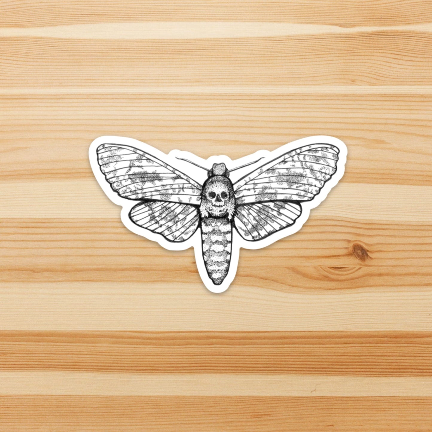 PinkPolish Design Stickers "Hawkmoth" Vinyl Die Cut Sticker