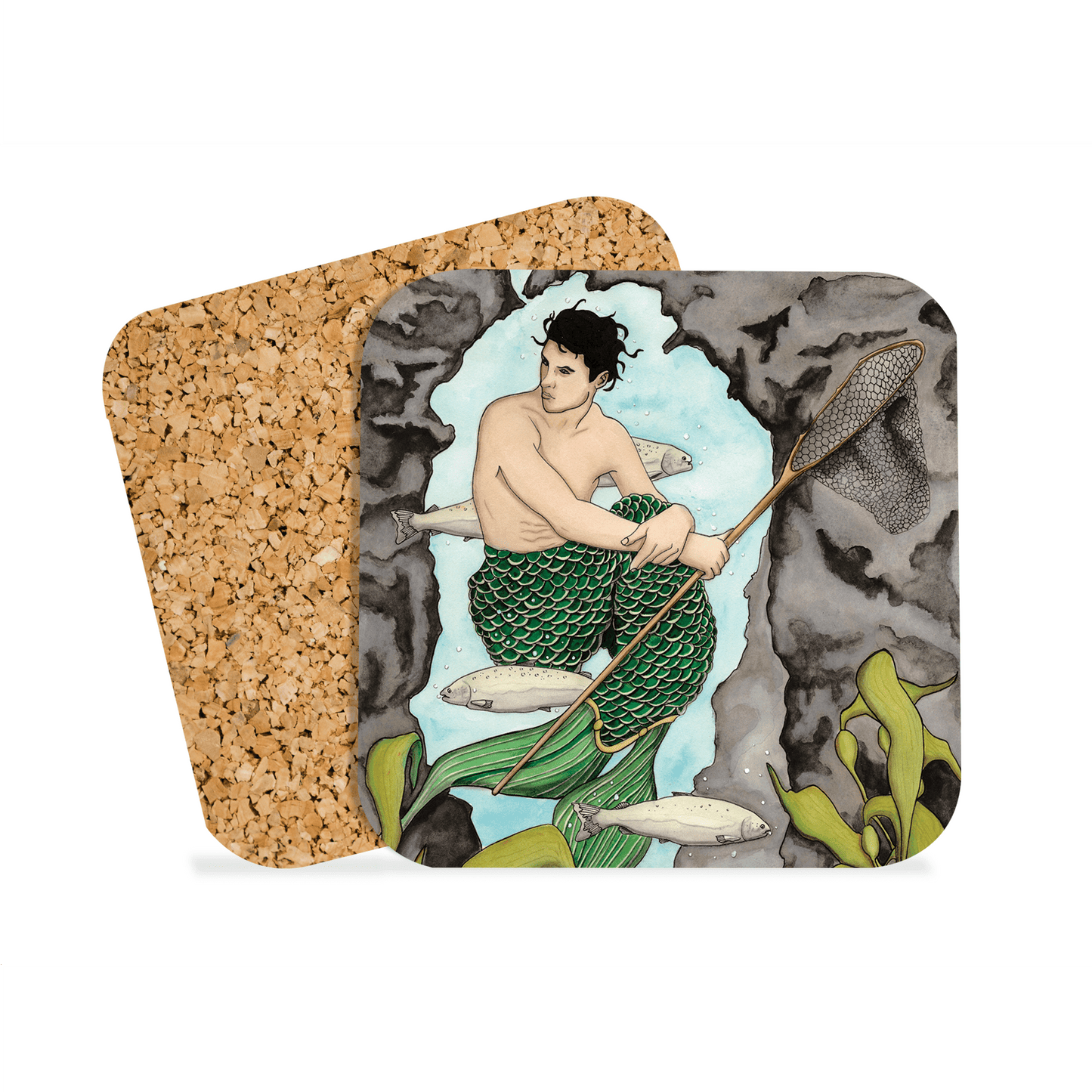 PinkPolish Design Coasters "He's a Catch" Drink Coaster