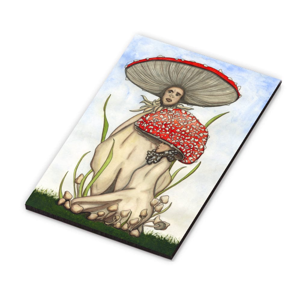 PinkPolish Design Magnets "He's a Fun-Guy" Wood Refrigerator Magnet