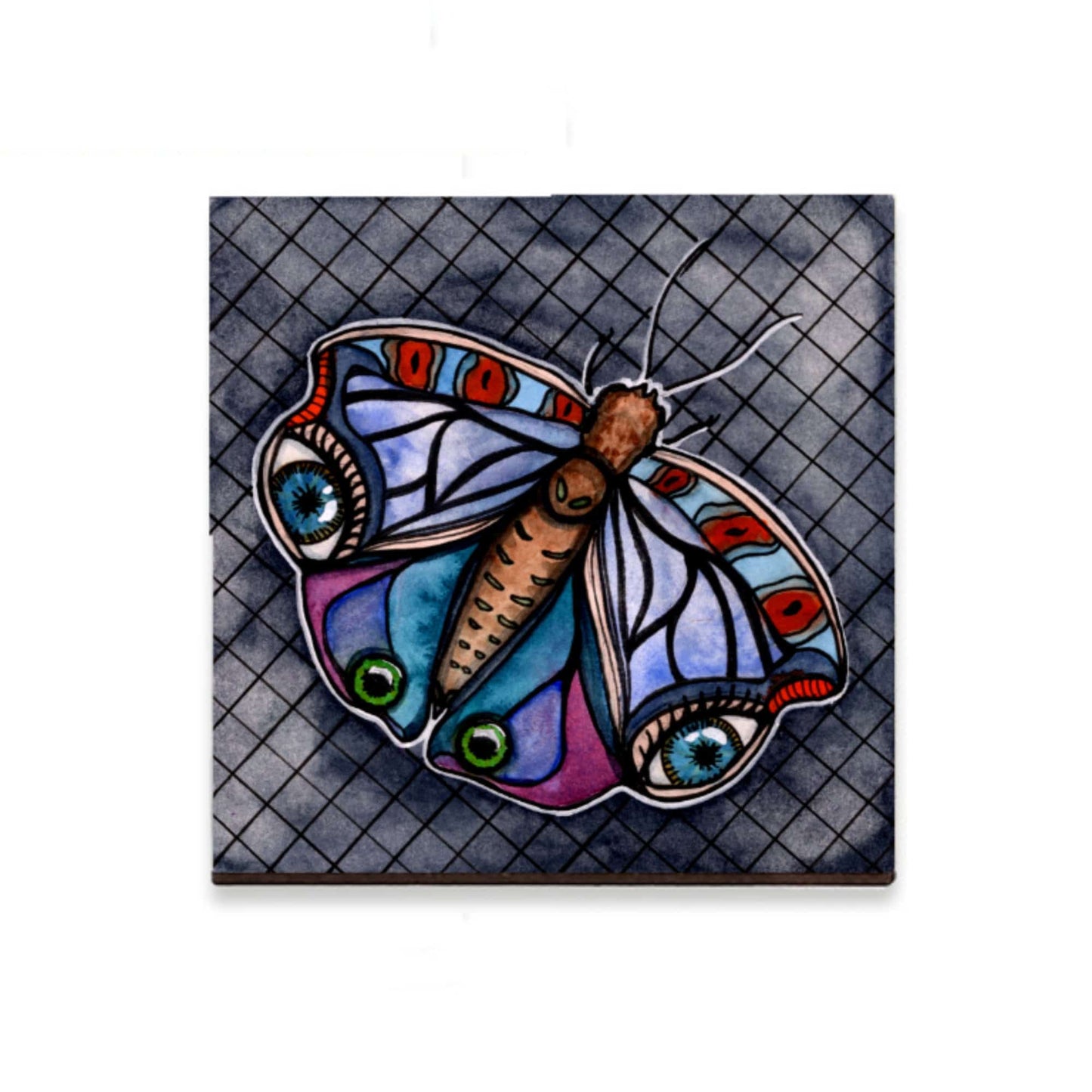 PinkPolish Design Magnets "I Have my Eyes on You " Wood Refrigerator Magnet