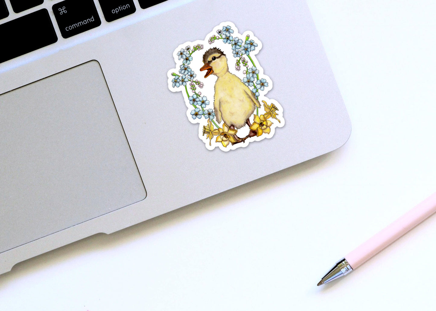 PinkPolish Design Stickers "Just Ducky" Vinyl Die Cut Sticker
