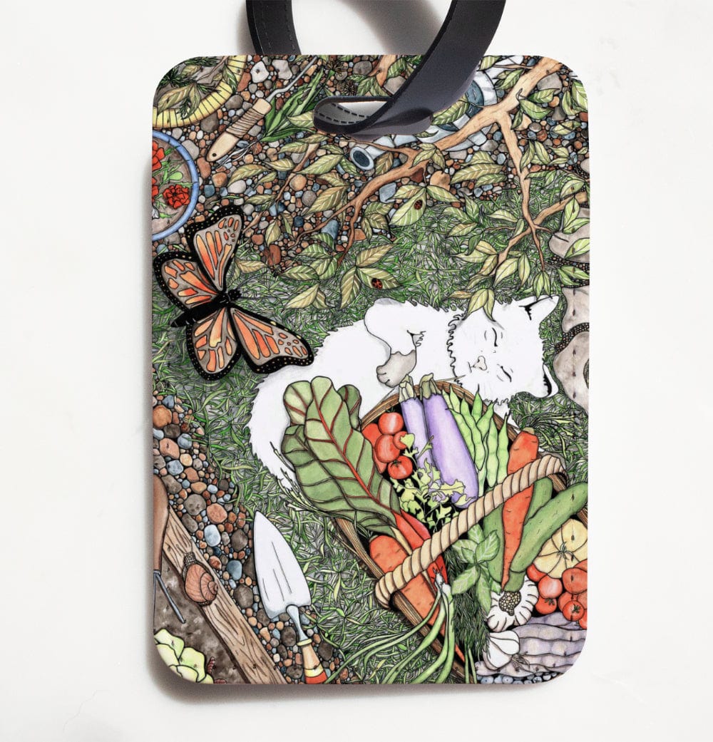 PinkPolish Design Luggage Tag Lazy Garden Days Luggage Tag