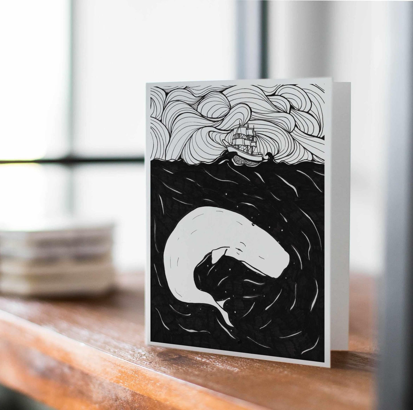 PinkPolish Design Note Cards "Legend" Handmade Notecard