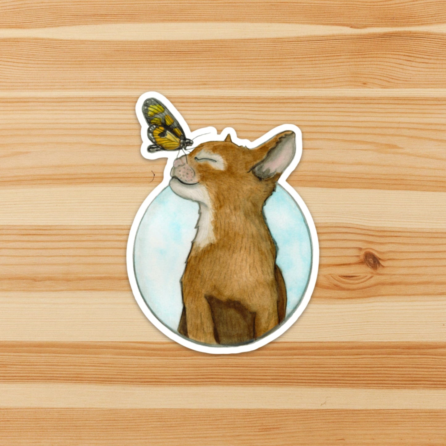 PinkPolish Design Stickers "Let's Be Friends" Vinyl Die Cut Sticker