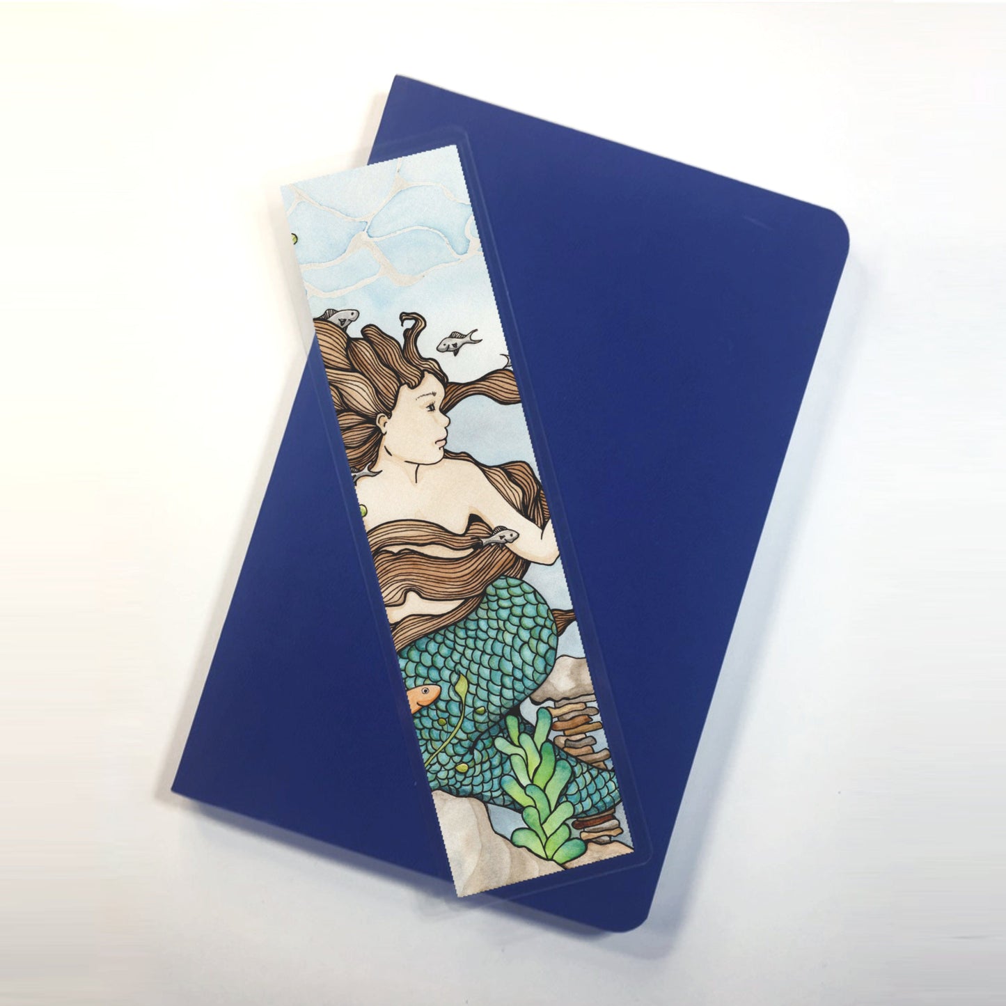 PinkPolish Design Bookmarks "Mermaid Cove" 2-Sided Bookmark