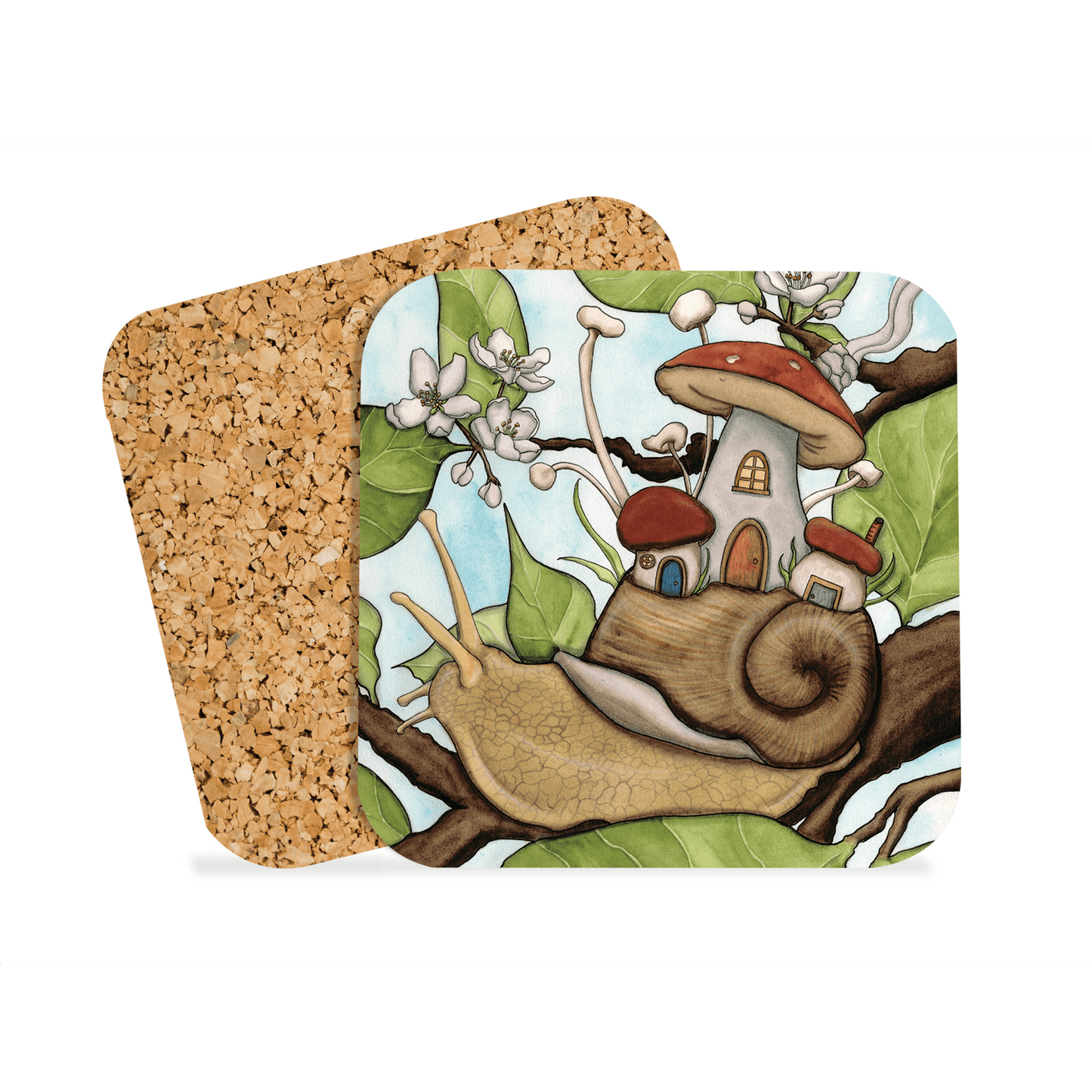 PinkPolish Design Coasters "Mobile Homes" Drink Coaster