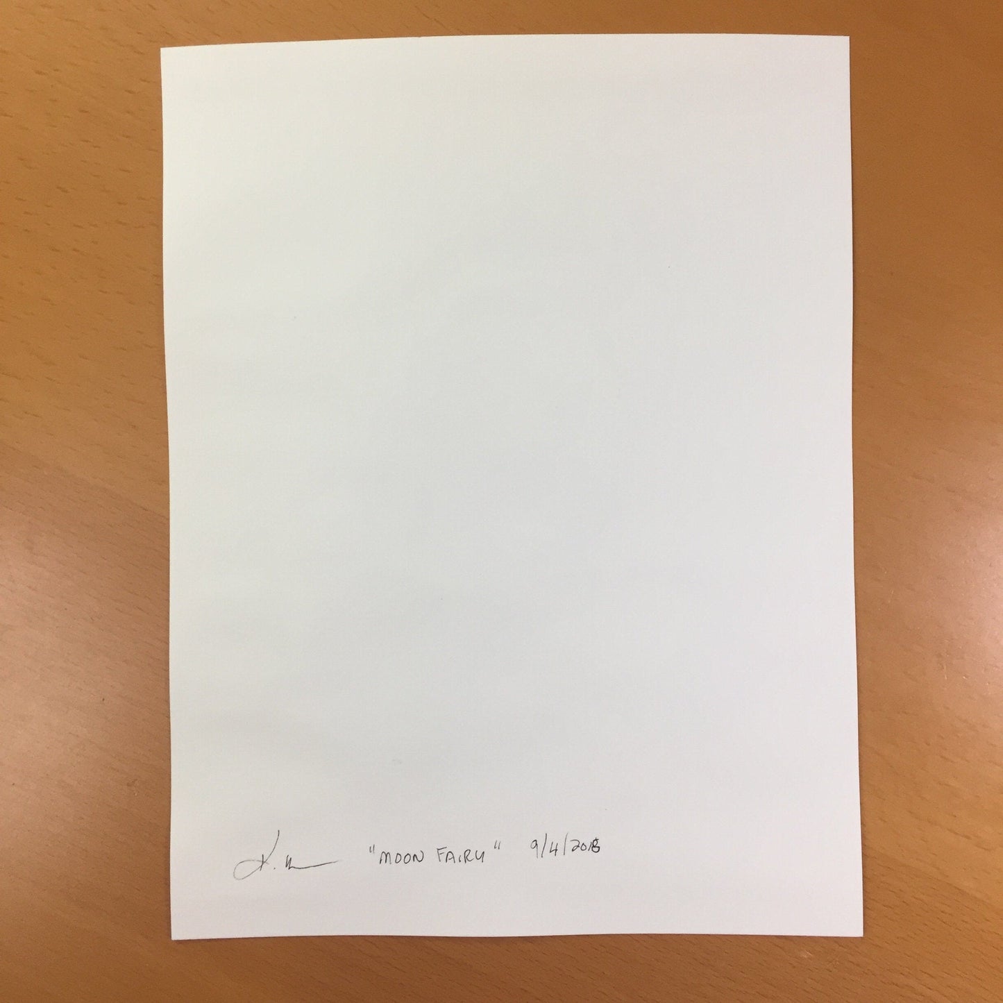 PinkPolish Design Original Art "Moon Fairy" Fantasy Inspired Original Watercolor & Ink Illustration