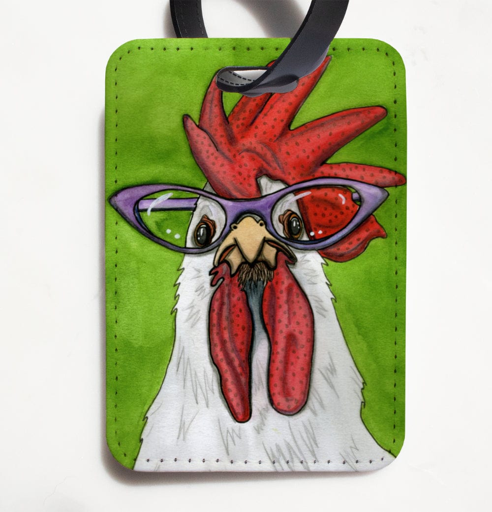 PinkPolish Design Luggage Tag Ms. Cluck  Luggage Tag